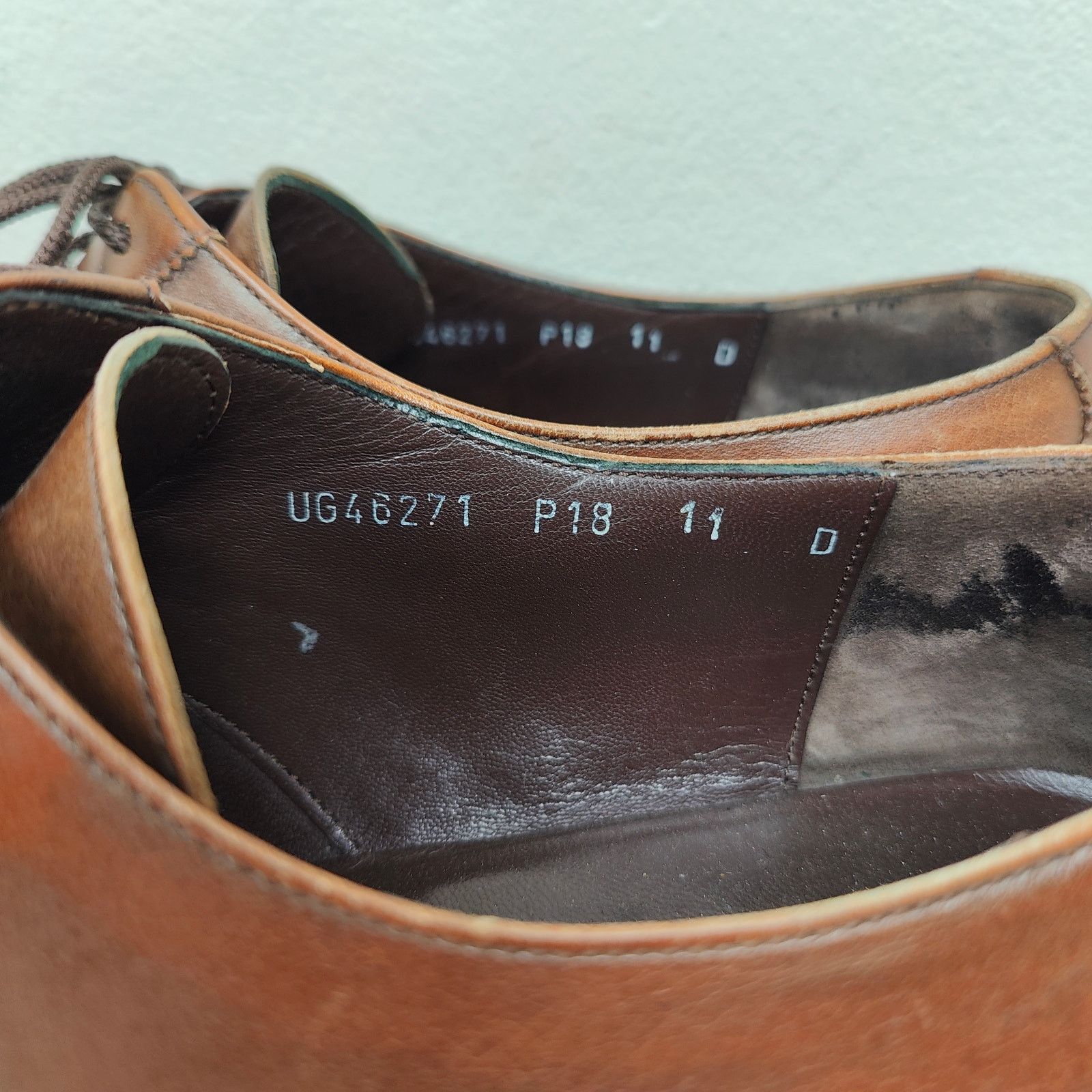 Salvatore Ferragamo Salvatore Ferragamo Oxfords Mens 11 D Brown Leather Lace Up Size US 11 / EU 44 - 5 Thumbnail