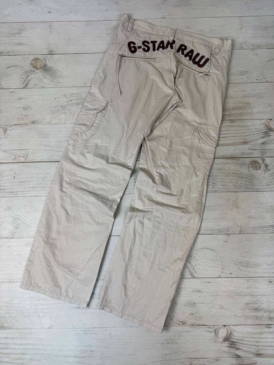 Vintage G Star Raw Big Logo Cargo Pants Y2K 90s