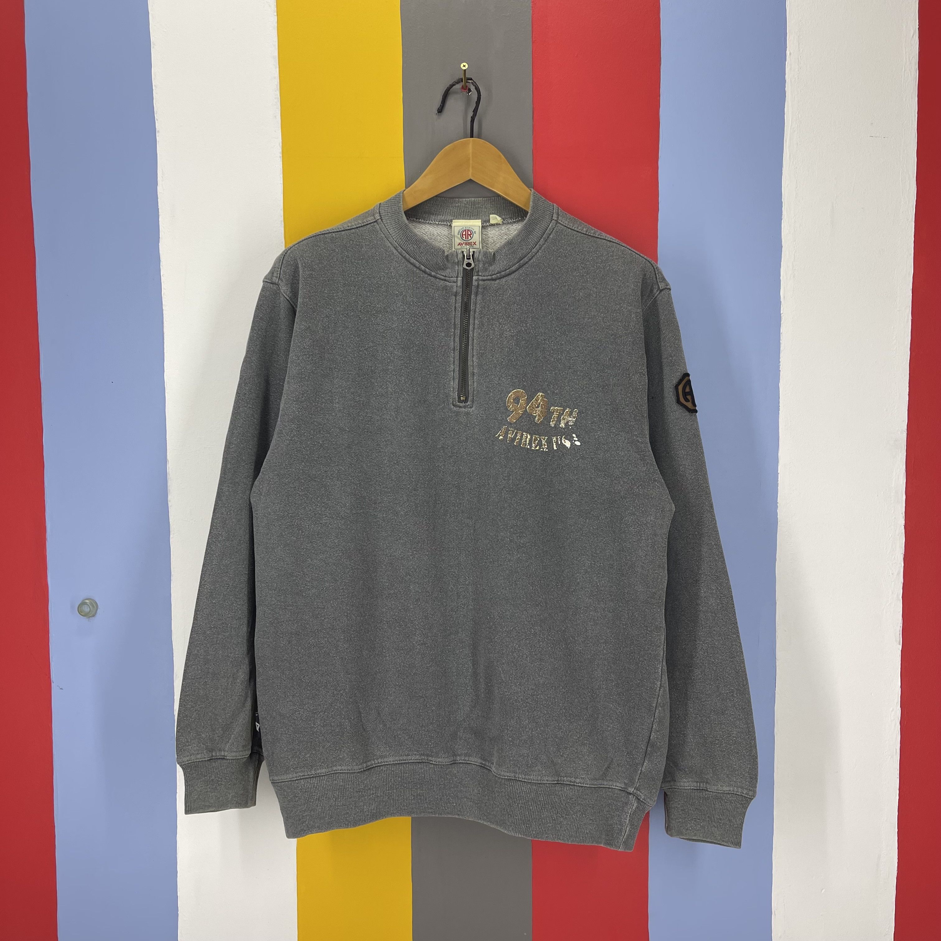 Avirex The Kings Of Aviator AVIREX USA Zip Ups Sweatshirt #1710/06 Size US L / EU 52-54 / 3 - 3 Thumbnail