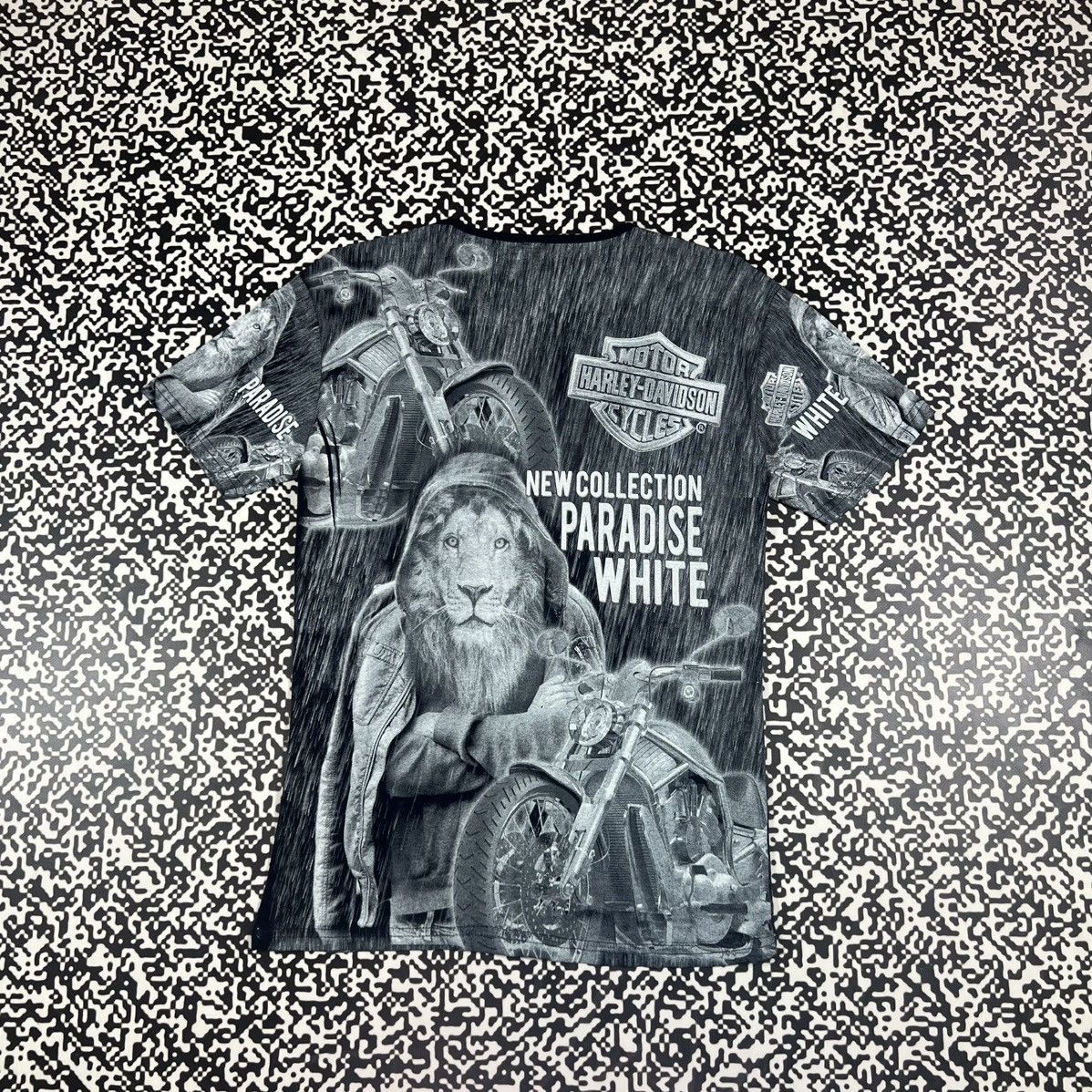 Harley Davidson Vintage Y2K Harley Davidson Over Print Biker Cycles T-shirt Size US M / EU 48-50 / 2 - 11 Thumbnail