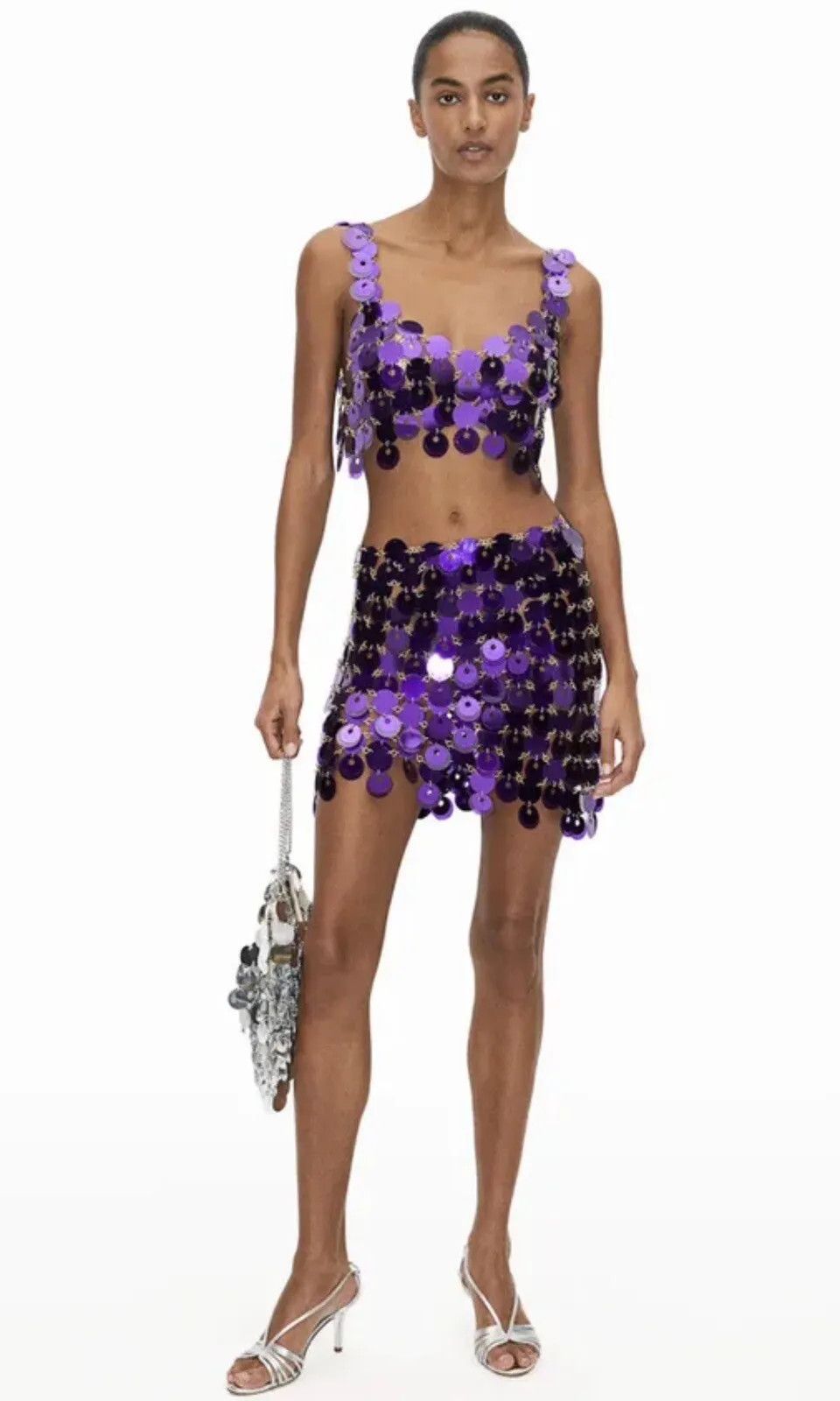 Paco Rabanne Paco Rabanne Paco Rabanne sequin mini skirt Skirt Size 27" / US 4 / IT 40 - 1 Thumbnail