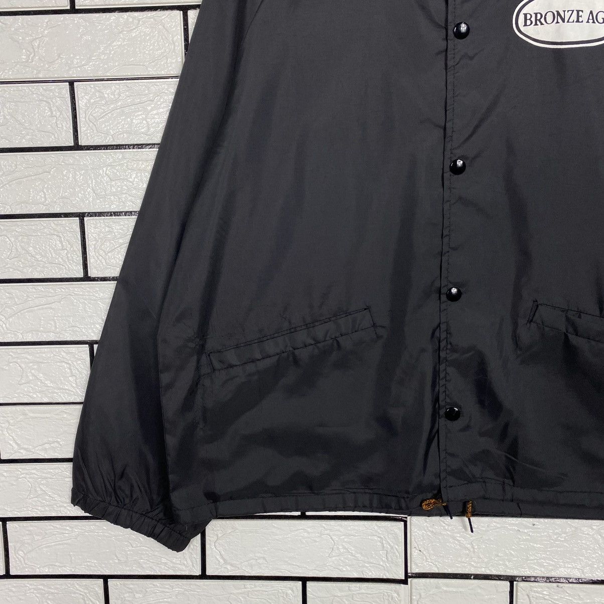 Vintage 🔥VINTAGE LIGHT JACKET SNAP BRONZE AGE MADE IN USA Size US L / EU 52-54 / 3 - 5 Thumbnail