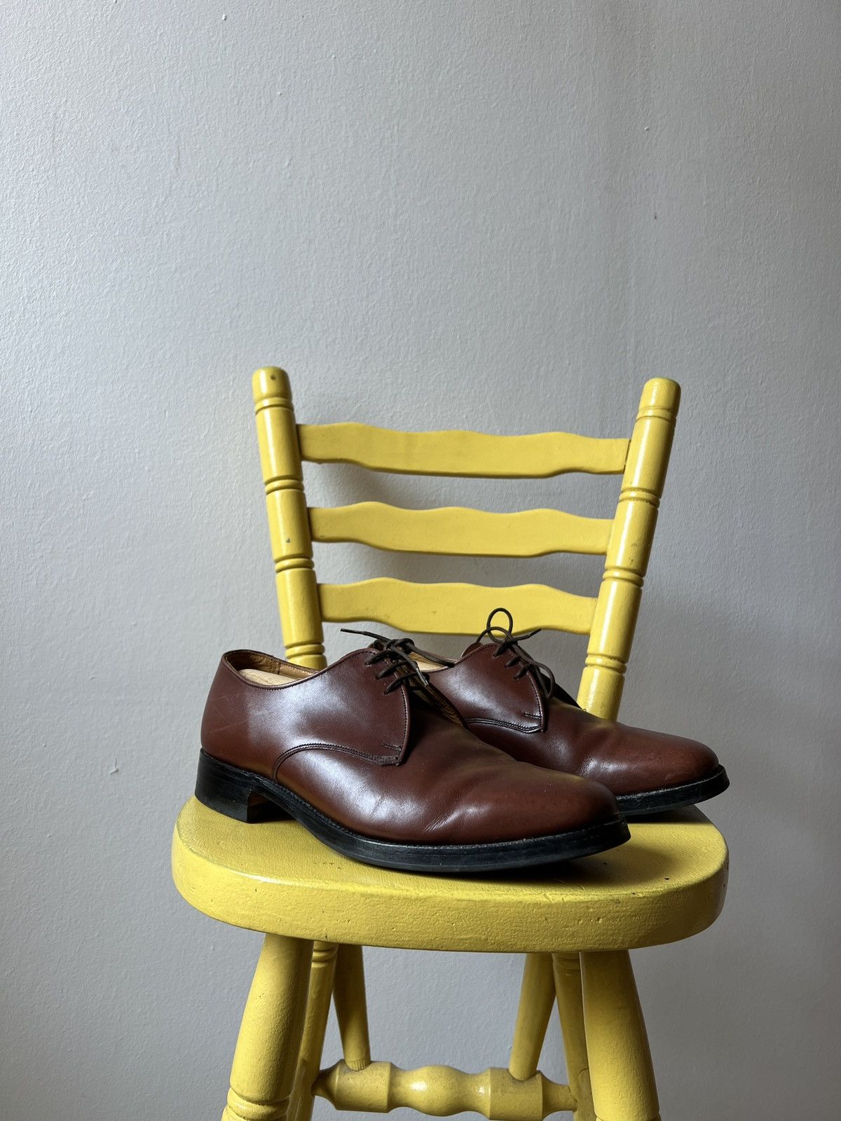 Crockett & Jones Joseph Cheaney England Leather Boots Brown Loafers Size US 9 / EU 42 - 1 Thumbnail