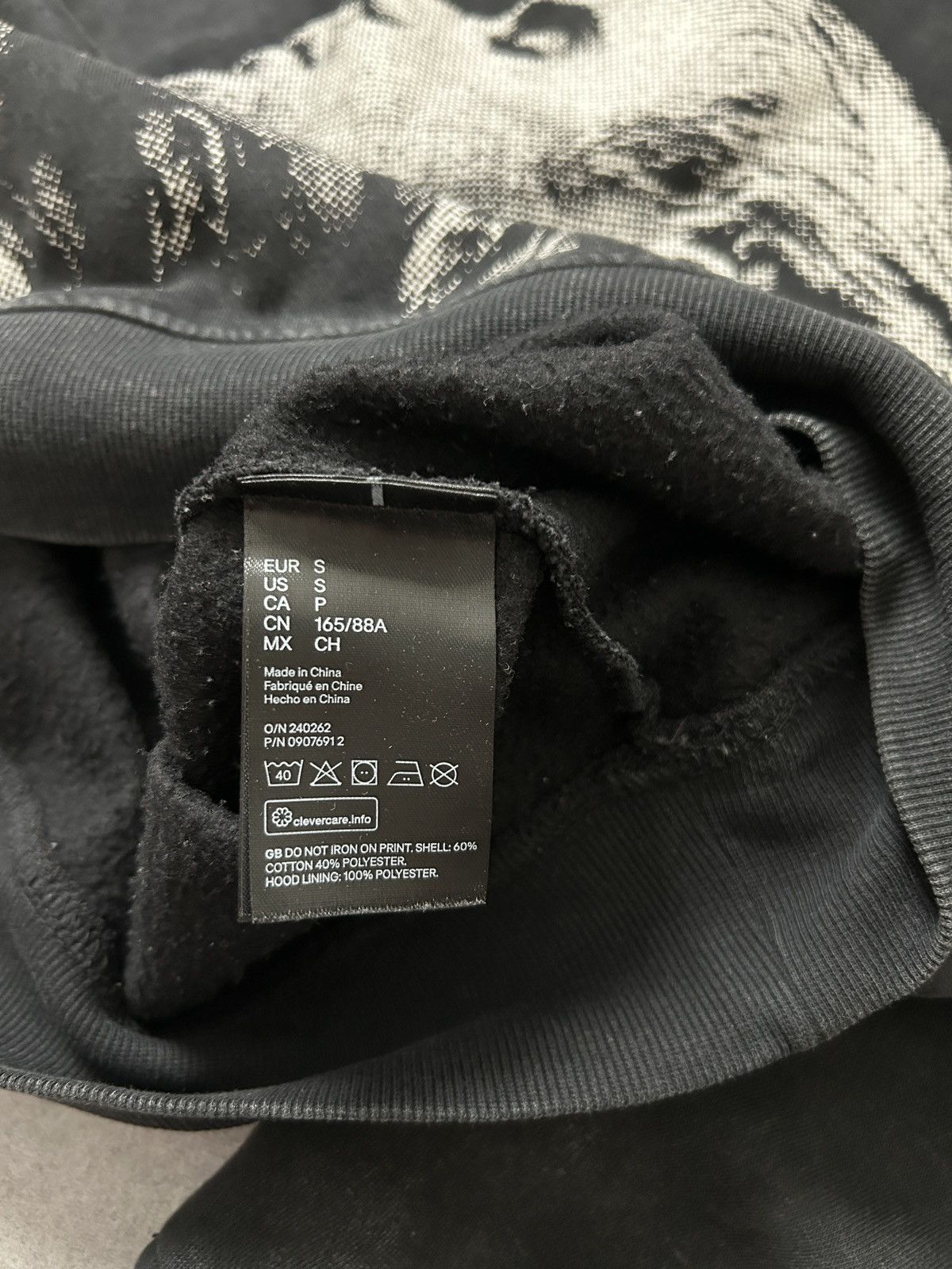 Justin Bieber Justin Bieber x H&M oversized black washed hoodies mens Size US S / EU 44-46 / 1 - 4 Thumbnail