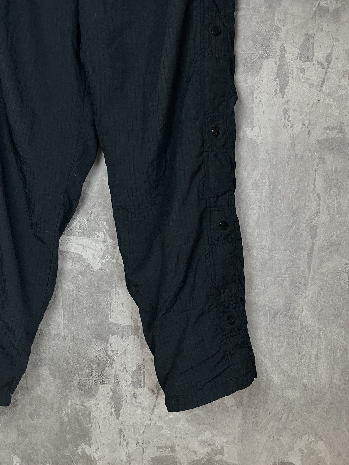 Nike × Vintage Vintage 90s Nike Snap Button Side Track Pants Size US 32 / EU 48 - 6 Thumbnail