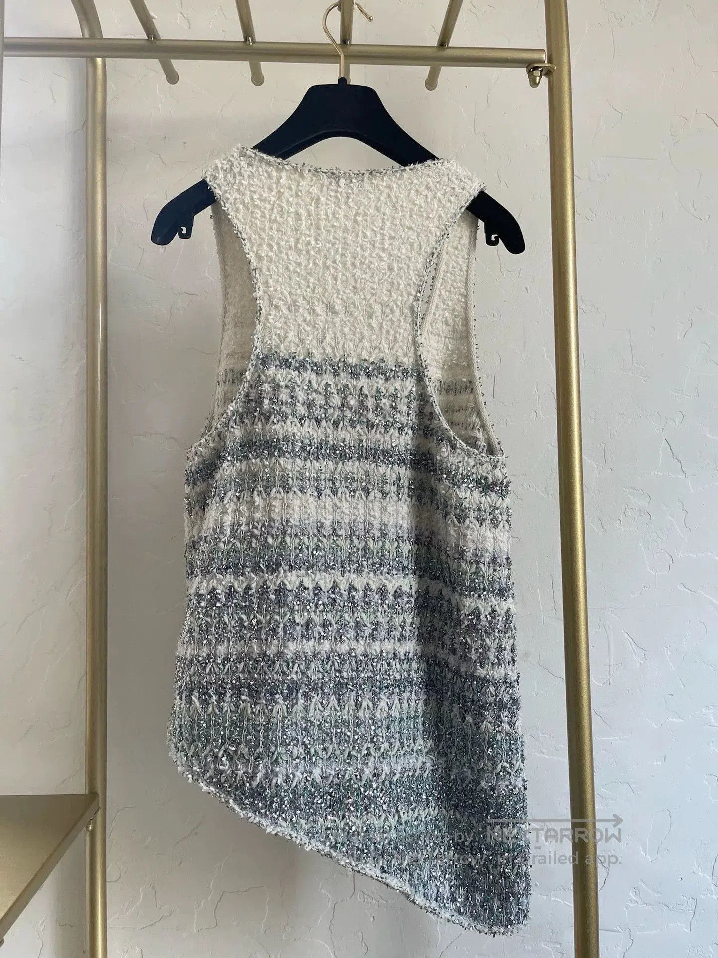 Chanel Chanel Waterfall Series Sleeveless Top. Size US M / EU 48-50 / 2 - 2 Thumbnail