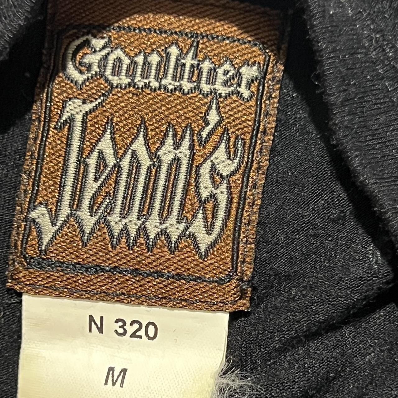 Jean Paul Gaultier GAULTIER JEANS Distressed Gothic Long Sleeve Top Size S / US 4 / IT 40 - 2 Thumbnail