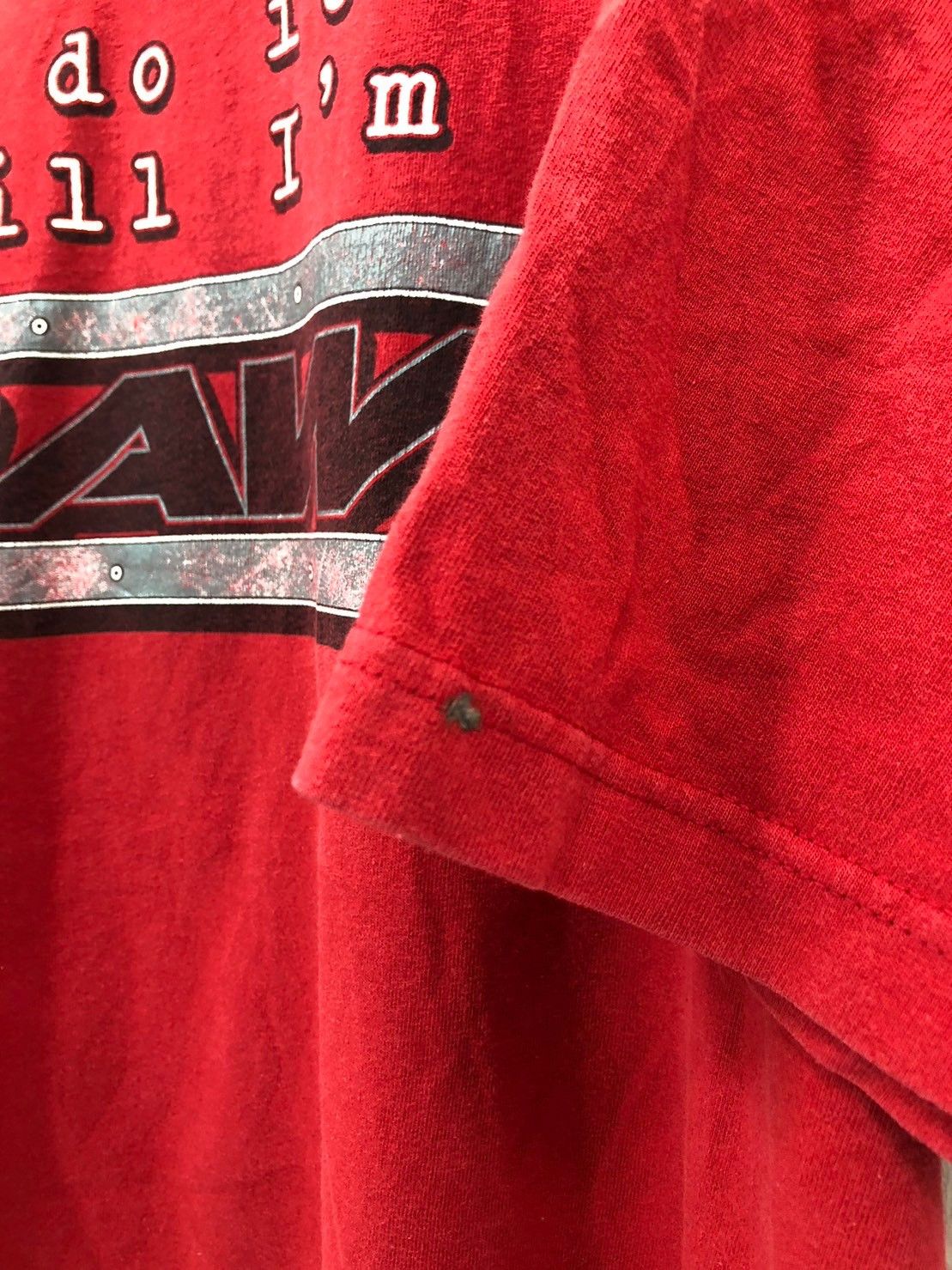 Vintage × WCW/nWo × WWE Vintage 2002's WWE "I Do It Till I'm Raw" Shirt BN Size US XXL / EU 58 / 5 - 6 Thumbnail