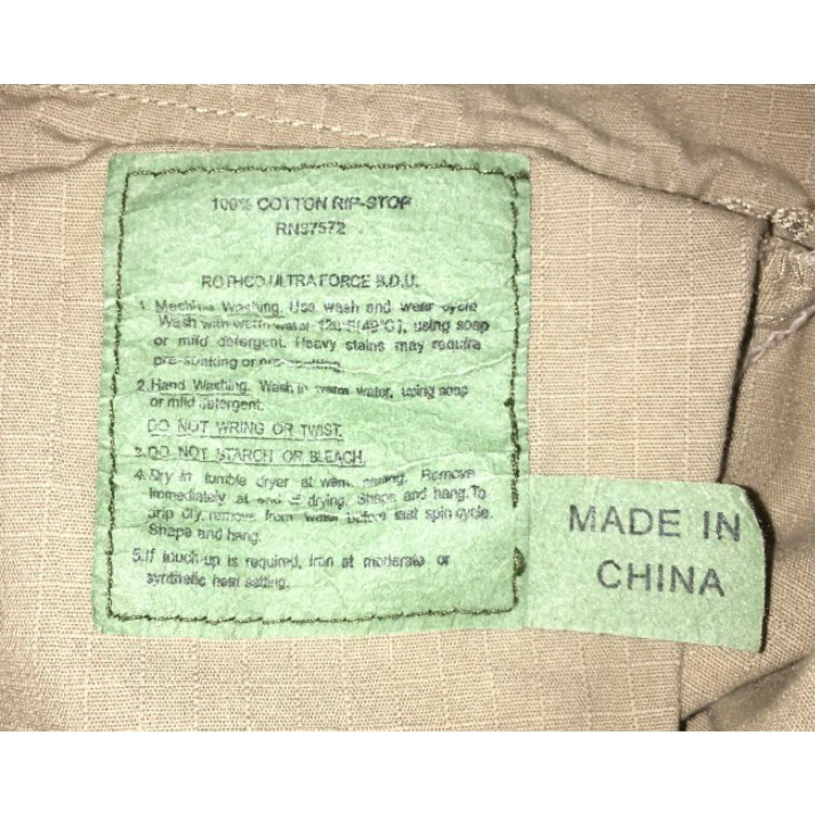 Rothco Rothco Ultra Force B.D.U. Rip Stop Beige Cargo Pants Trousers XL Men Beige Cargo Pants Shorts Mens XL Size US 36 / EU 52 - 6 Thumbnail