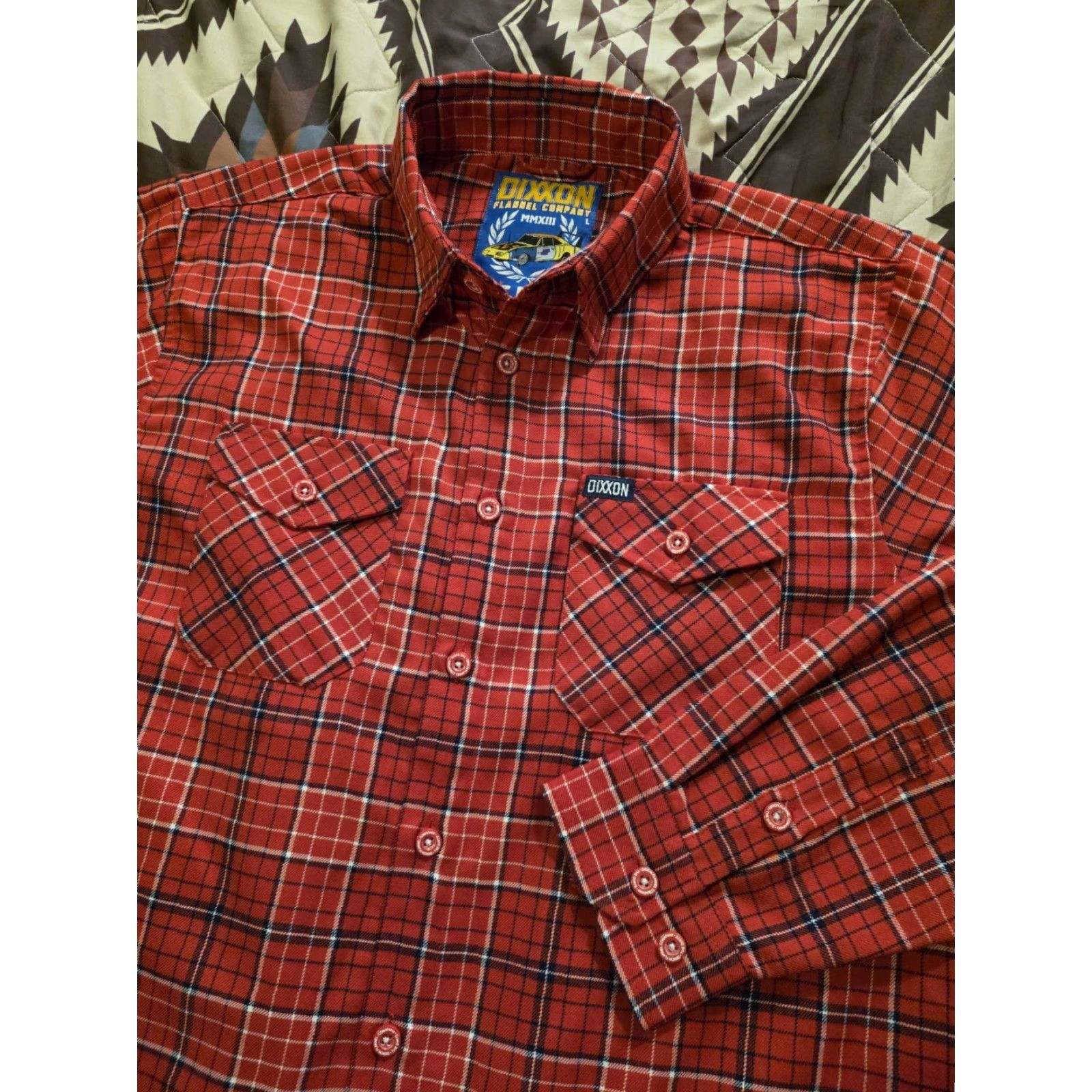Vintage Dixxon Flannel Company The Dirte Long Sleeve Red Plaid Shirt Mens Large Button-Up Collared Relaxed Fit Casual Workwear Size US L / EU 52-54 / 3 - 2 Thumbnail