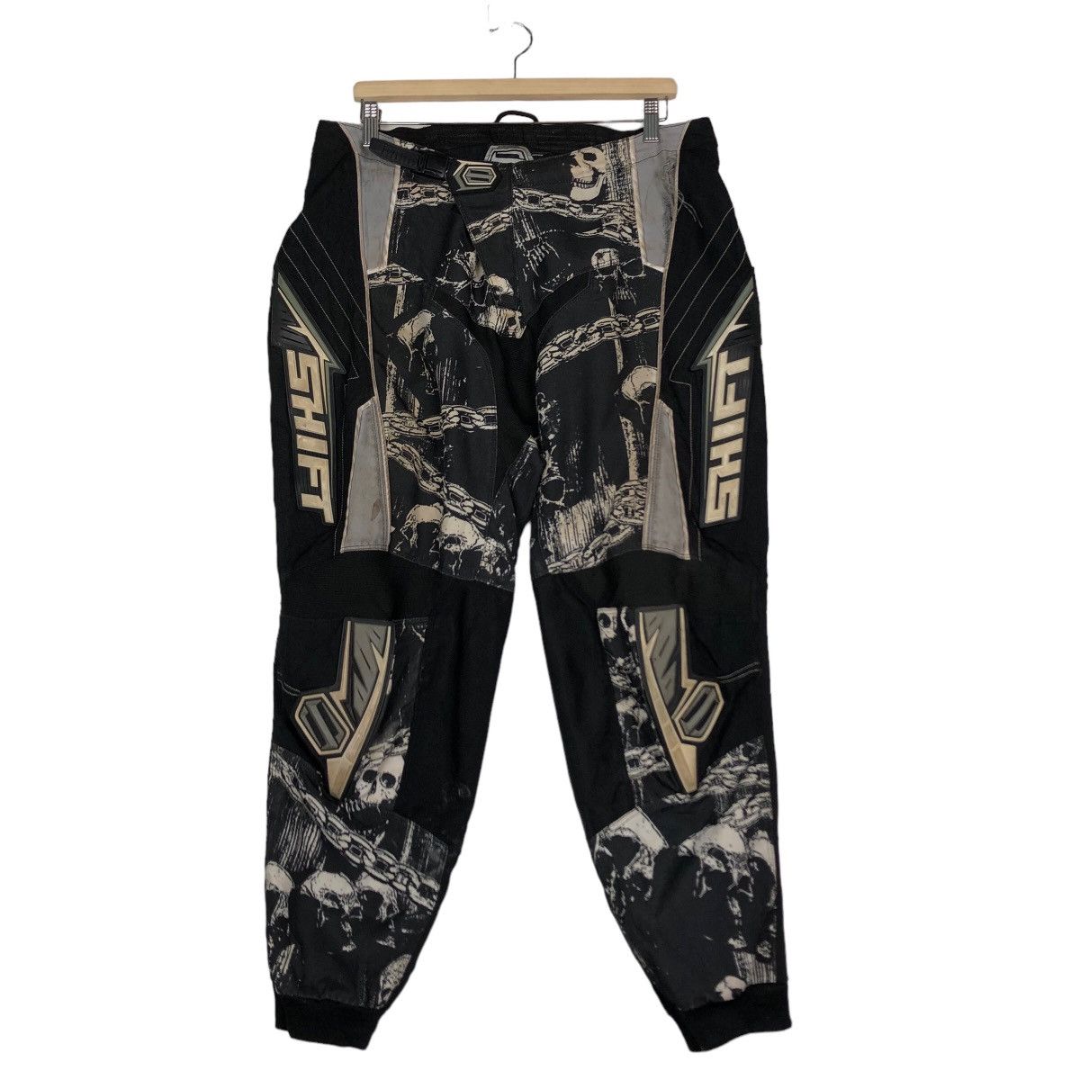 Japanese Brand 🔥Rare Black Shift Racing Motor Cross Pants Over Print Size US 36 / EU 52 - 1 Thumbnail