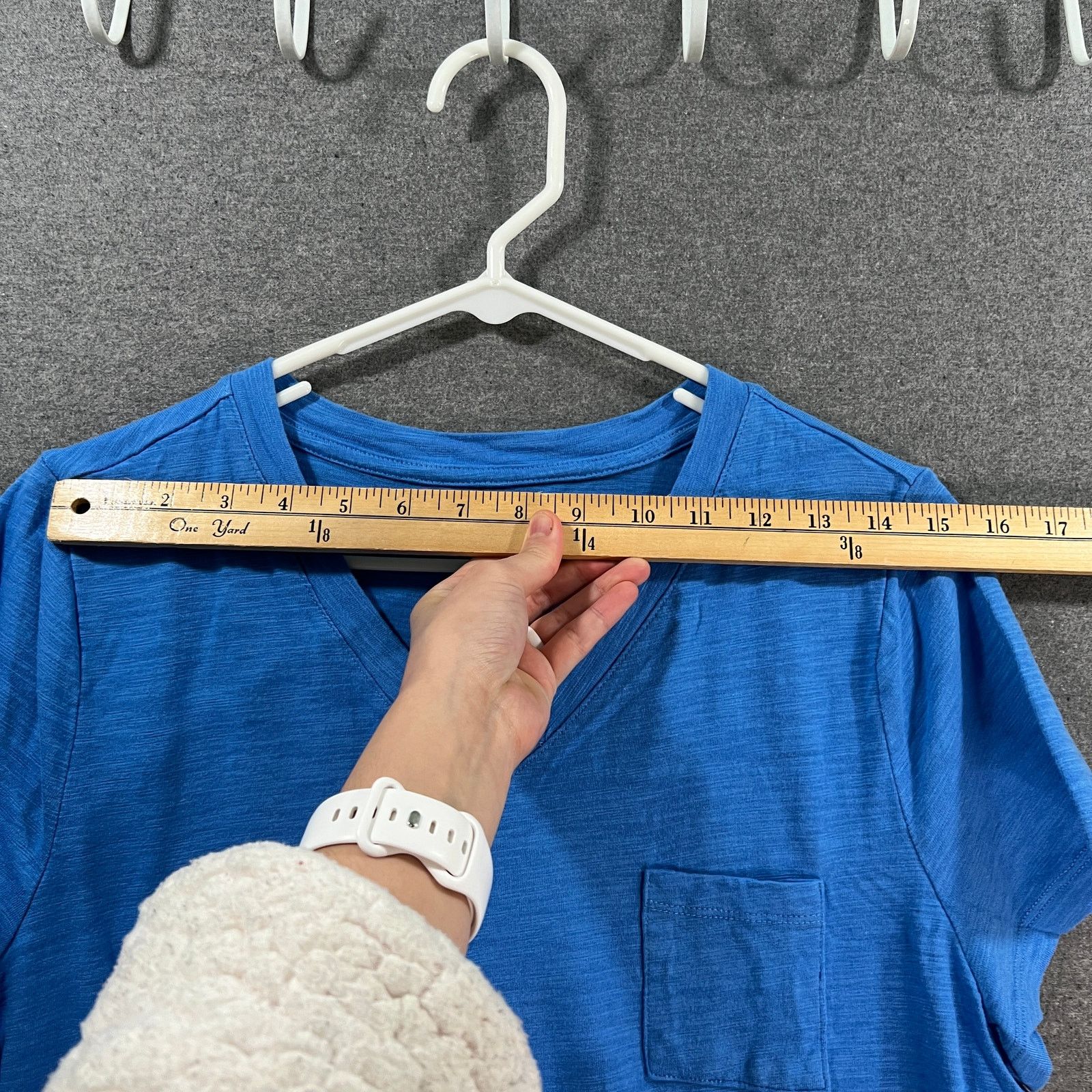 Other Belle by Kim Gravel Slub Knit One Pocket T-Shirt Dress Size M / US 6-8 / IT 42-44 - 6 Thumbnail