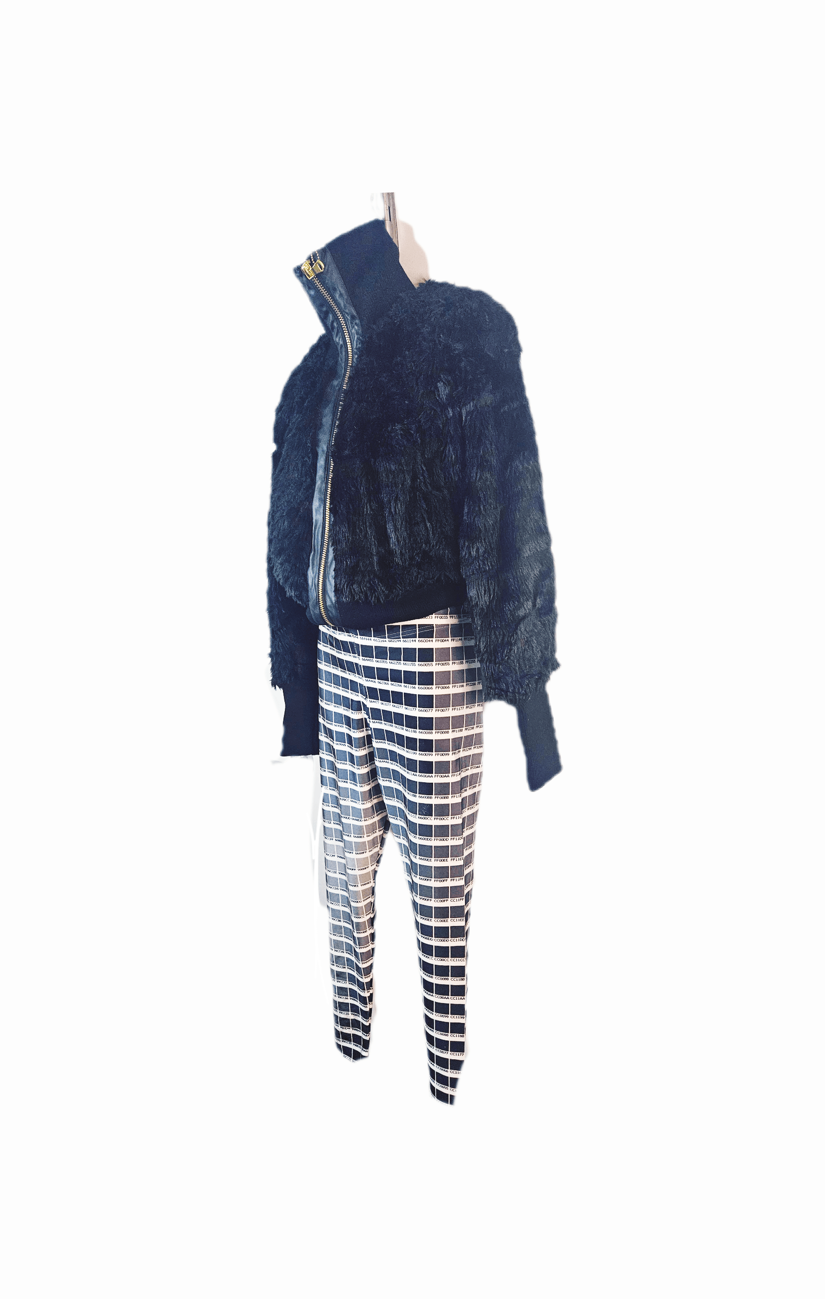BlackMilk BLACK MILK “Digital Color Swatch / Hex Code” Leggings Size 28" / US 6 / IT 42 - 6 Thumbnail