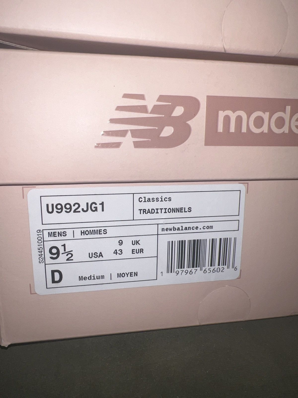 Joe Freshgoods × New Balance Joe Fresh Goods x 992 Made in USA “Aged Well” Size US 9.5 / EU 42-43 - 1 Thumbnail