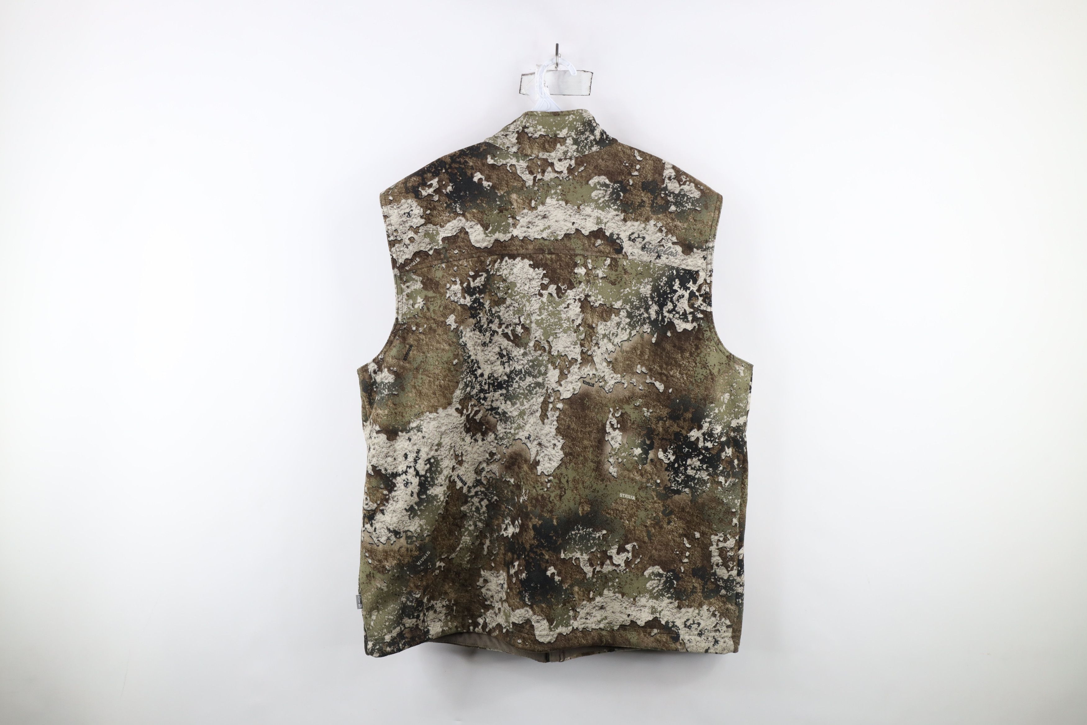 Cabelas × Vintage Vintage Cabelas Camouflage Chamois Soft Cloth Vest Jacket Size US XXL / EU 58 / 5 - 11 Thumbnail