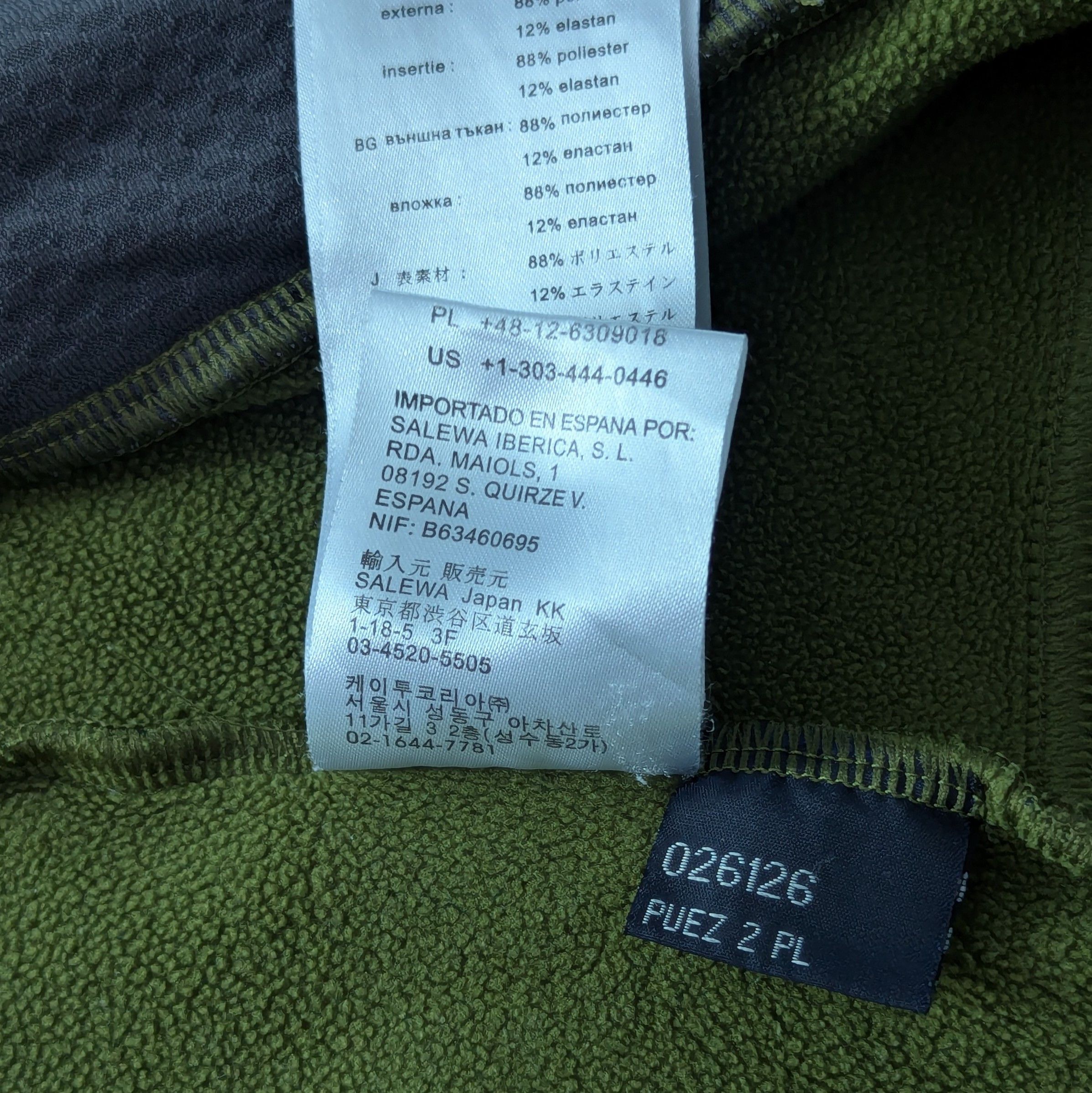 SALEWA Salewa Puez 2 Pl M FZ HDY Polarlite Jacket US-S EU-48/M Size US S / EU 44-46 / 1 - 17 Thumbnail