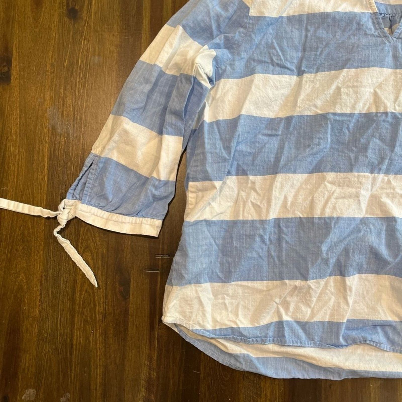 Tommy Hilfiger Tommy Hilfiger Relaxed Fit Wide Striped Top, Women's Size XL Size XL / US 12-14 / IT 48-50 - 5 Thumbnail