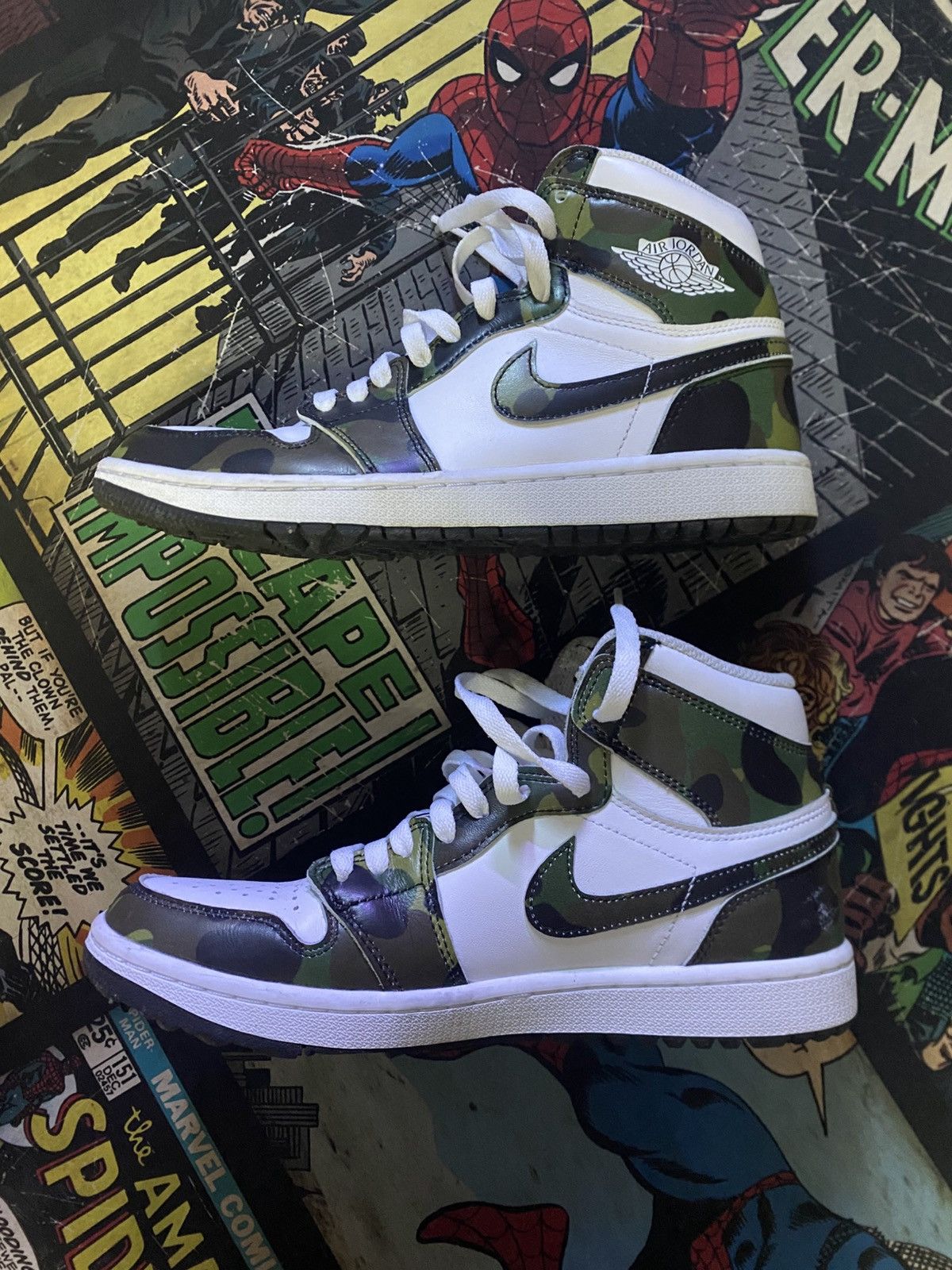 Nike Nike Air Jordan Golf Camo Size US 8.5 / EU 41-42 - 2 Thumbnail