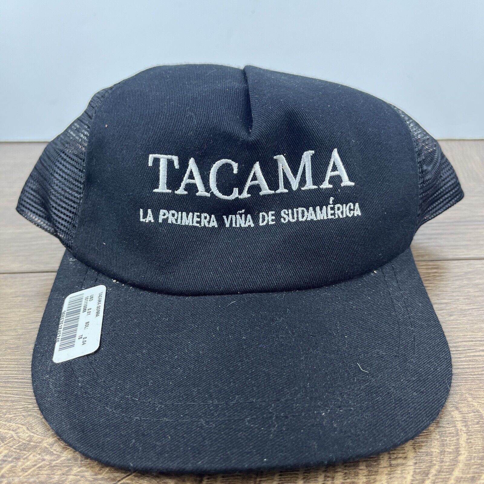 Other Tacama Hat La Primera Vina De Sudamerica Black Hat Adjustabl Size ONE SIZE - 2 Thumbnail