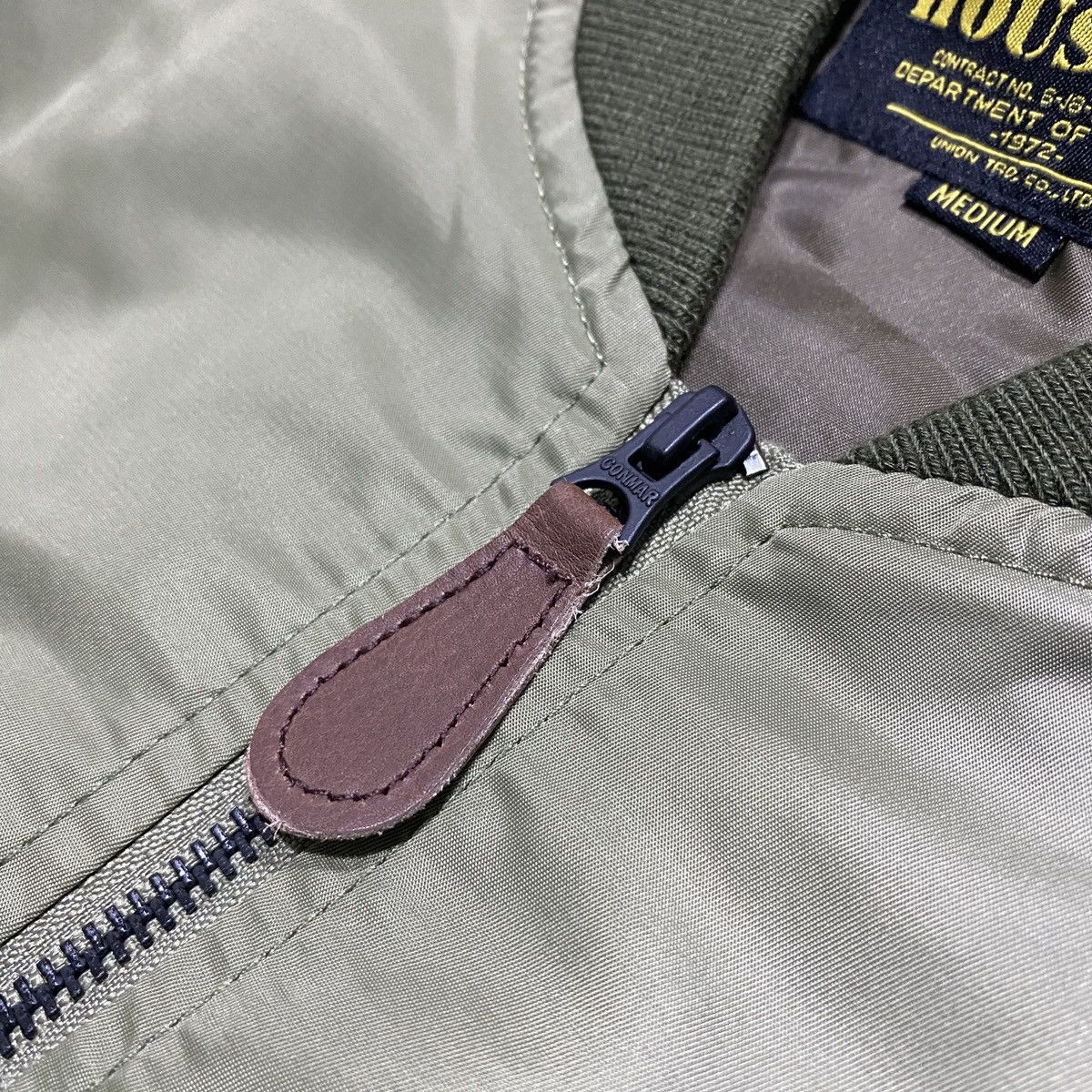 Japanese Brand Houston MA-1 Flight Jacket Size US M / EU 48-50 / 2 - 6 Thumbnail