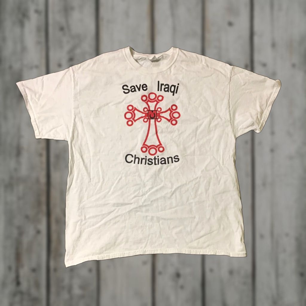 Gildan Gildan Men's White Double Sided T Shirt XL Size US XL / EU 56 / 4 - 1 Thumbnail