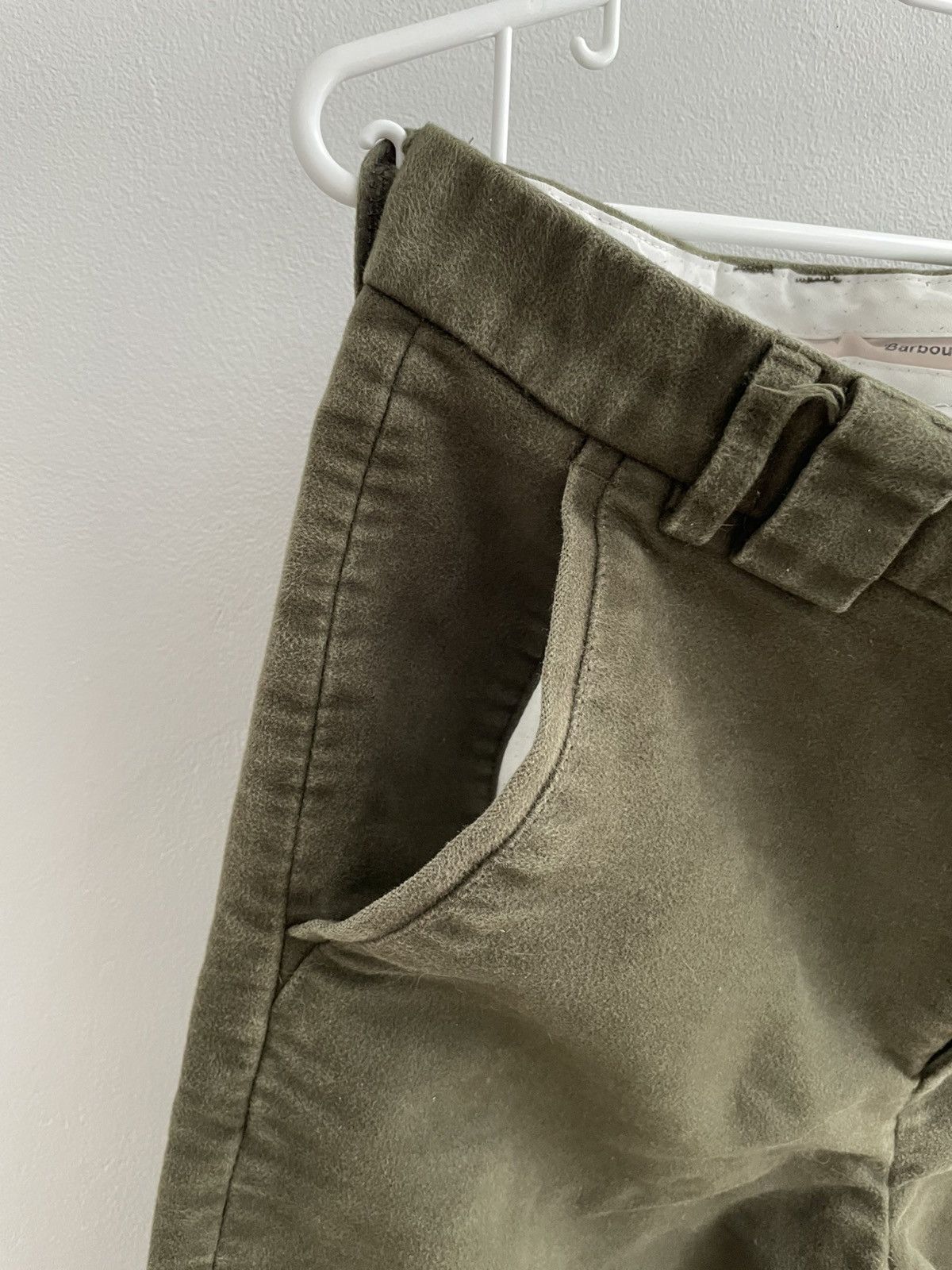 Barbour Barbour Suede Green Pants Tousers Chino Joggers Size US 34 / EU 50 - 6 Thumbnail