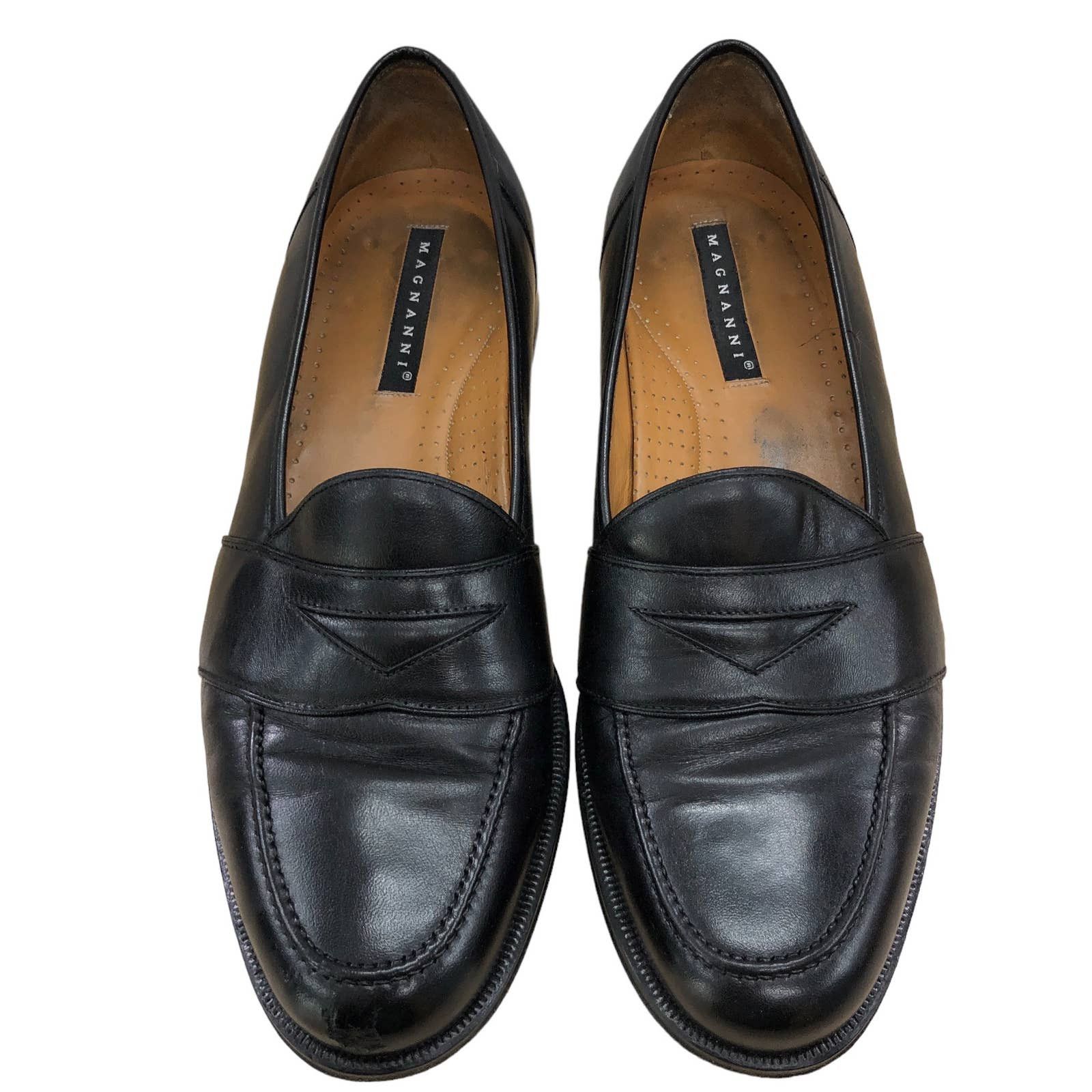 Magnanni Magnanni Mens Size US 9 Louie Loafer Black Leather 5018 Size US 8.5 / EU 41-42 - 8 Thumbnail
