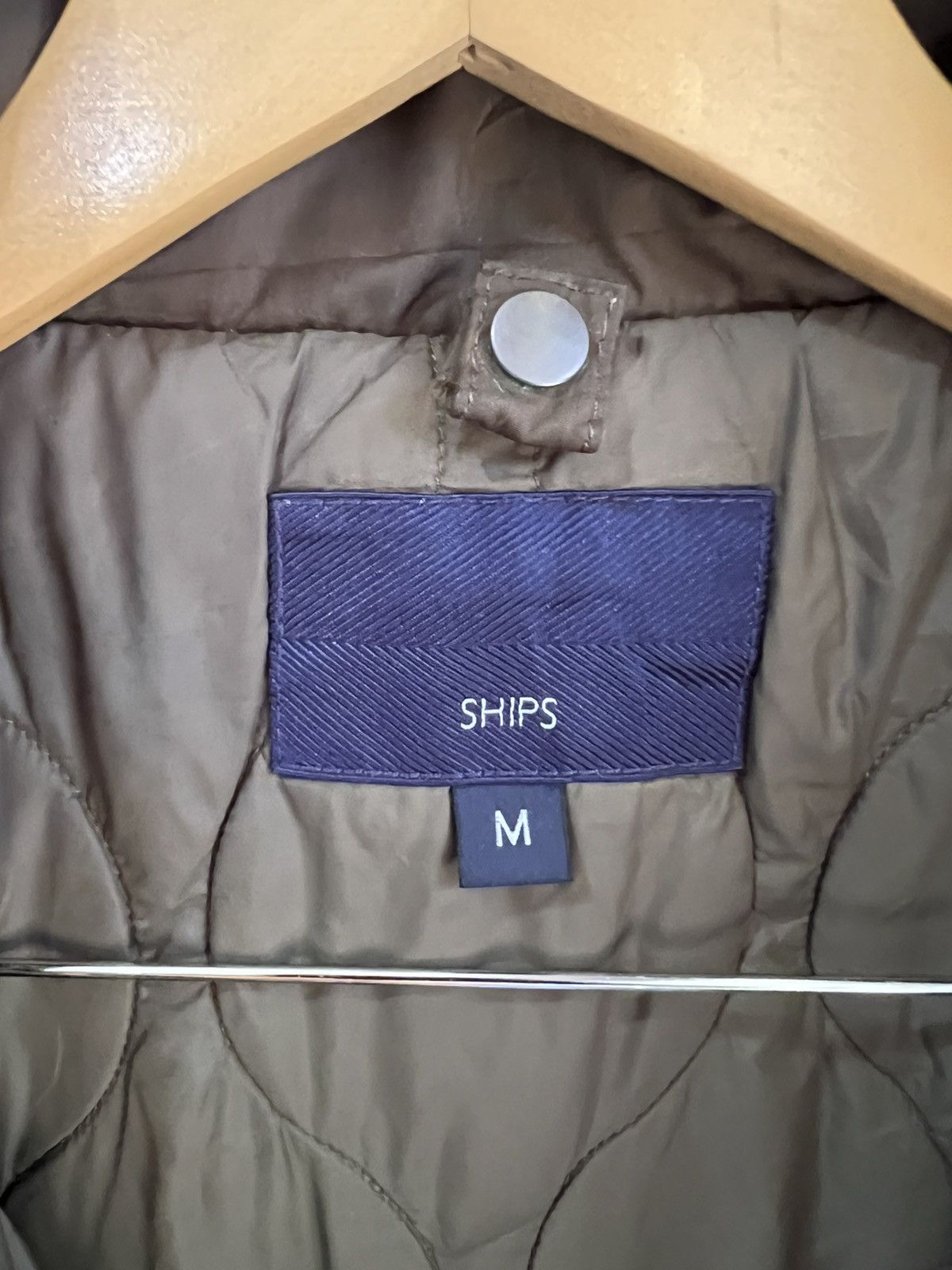 SHIPS 🔥Ships Double Zip Quilted Jacket Size US M / EU 48-50 / 2 - 12 Thumbnail