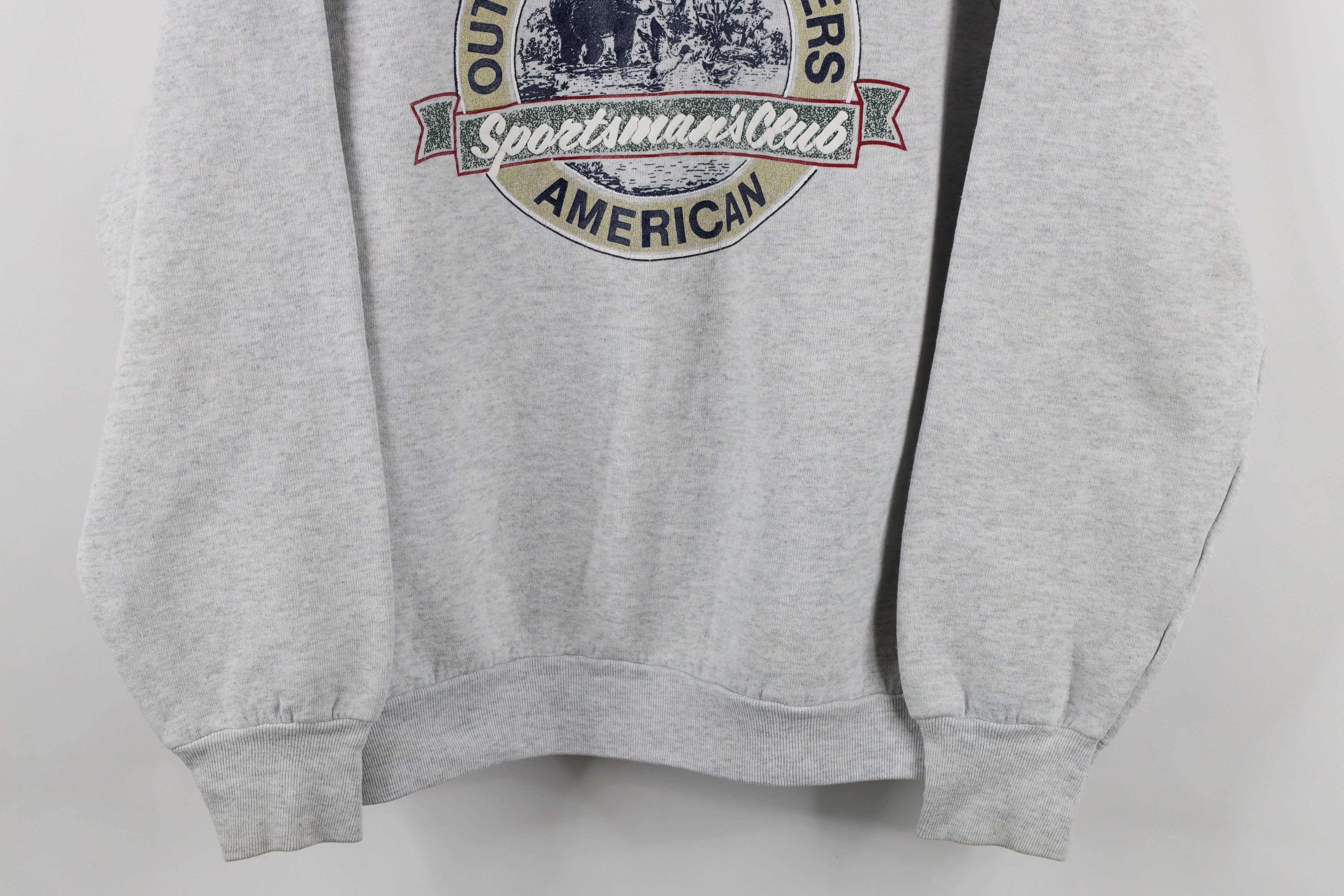 Vintage Vintage 90s Streetwear Outdoor Outfitters Bear Sweatshirt Size L / US 10 / IT 46 - 3 Thumbnail
