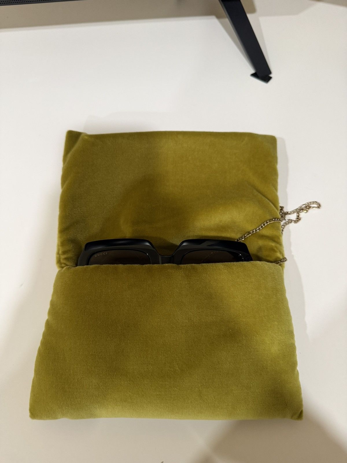 Gucci Gucci Chain Sunglasses Size ONE SIZE - 9 Thumbnail
