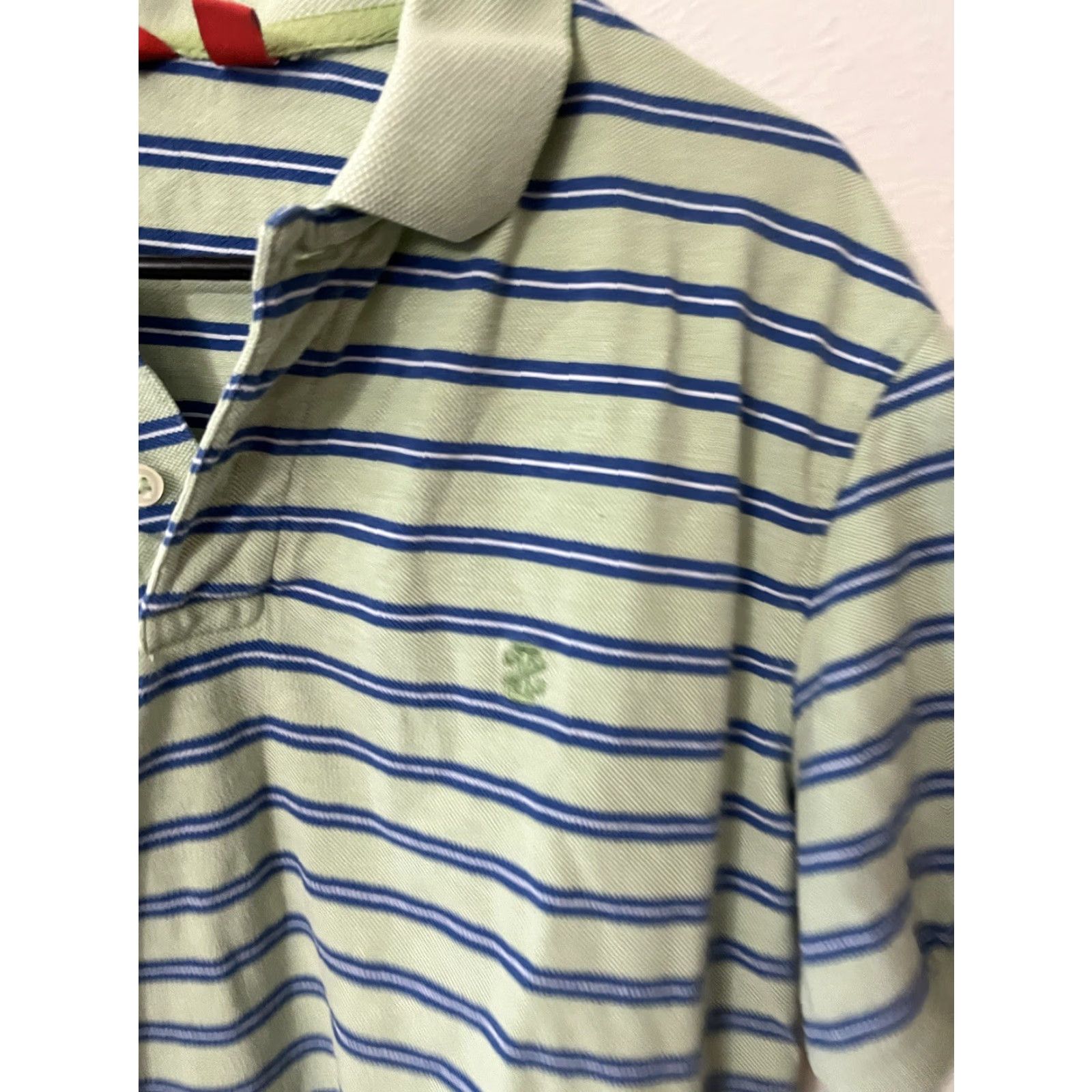Izod IZOD Golf Polo Shirt Men’s Large Green Solid Casual Activewear Size US L / EU 52-54 / 3 - 2 Thumbnail