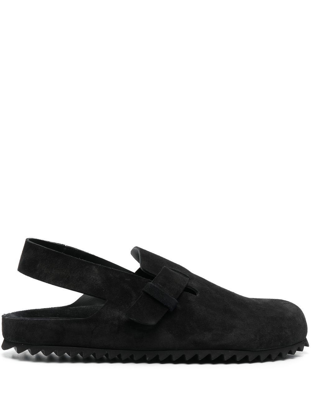 image of Officine Creative Black Suede Amenabar Clog, Nib, Italy Shoes, Men's (Size 11)