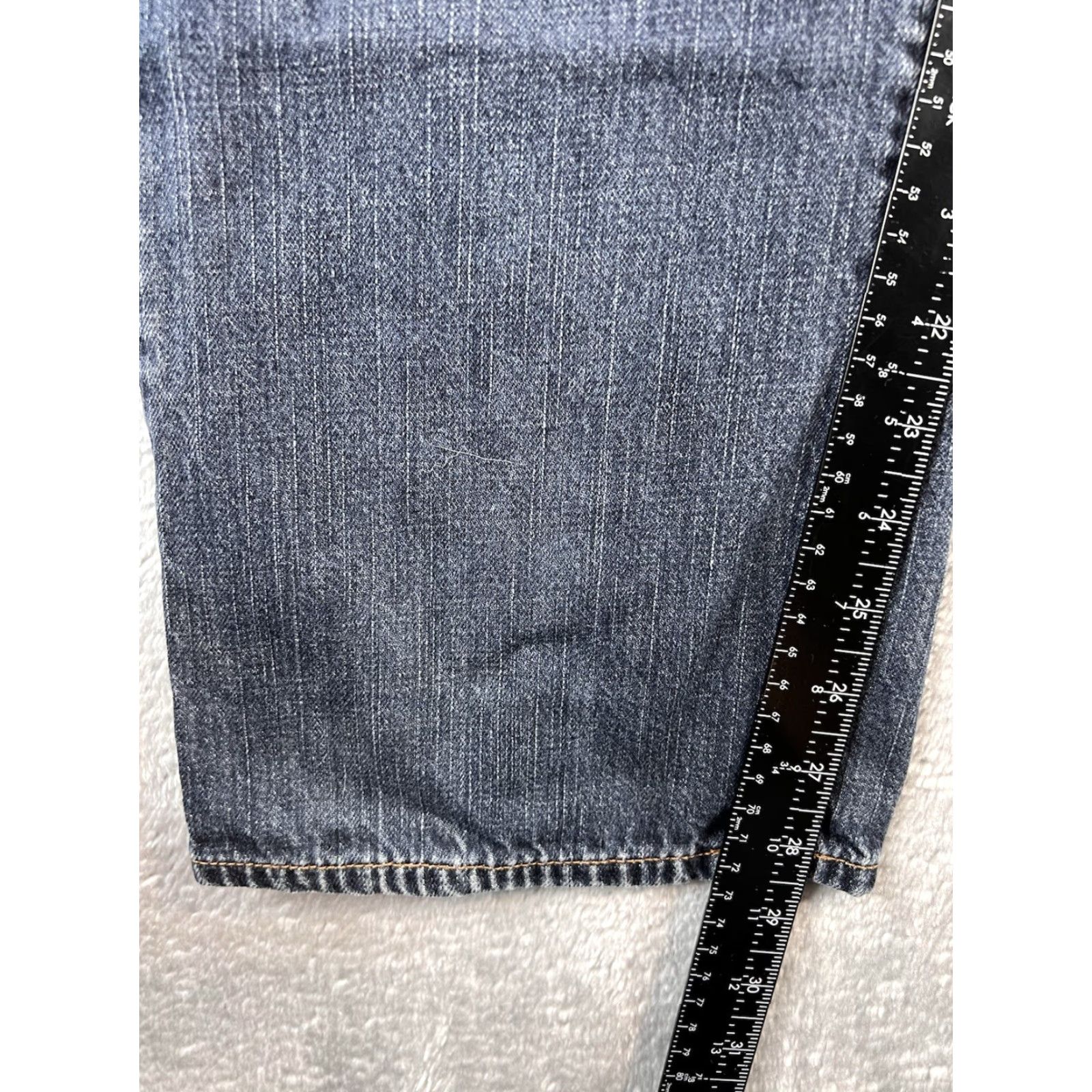 American Eagle Outfitters American Eagle Jeans 34x30 Mens Blue Pants Relaxed Straight Distressed Pattern Solid 5-Pocket Denim Casual Vintage? Size US 34 / EU 50 - 7 Thumbnail