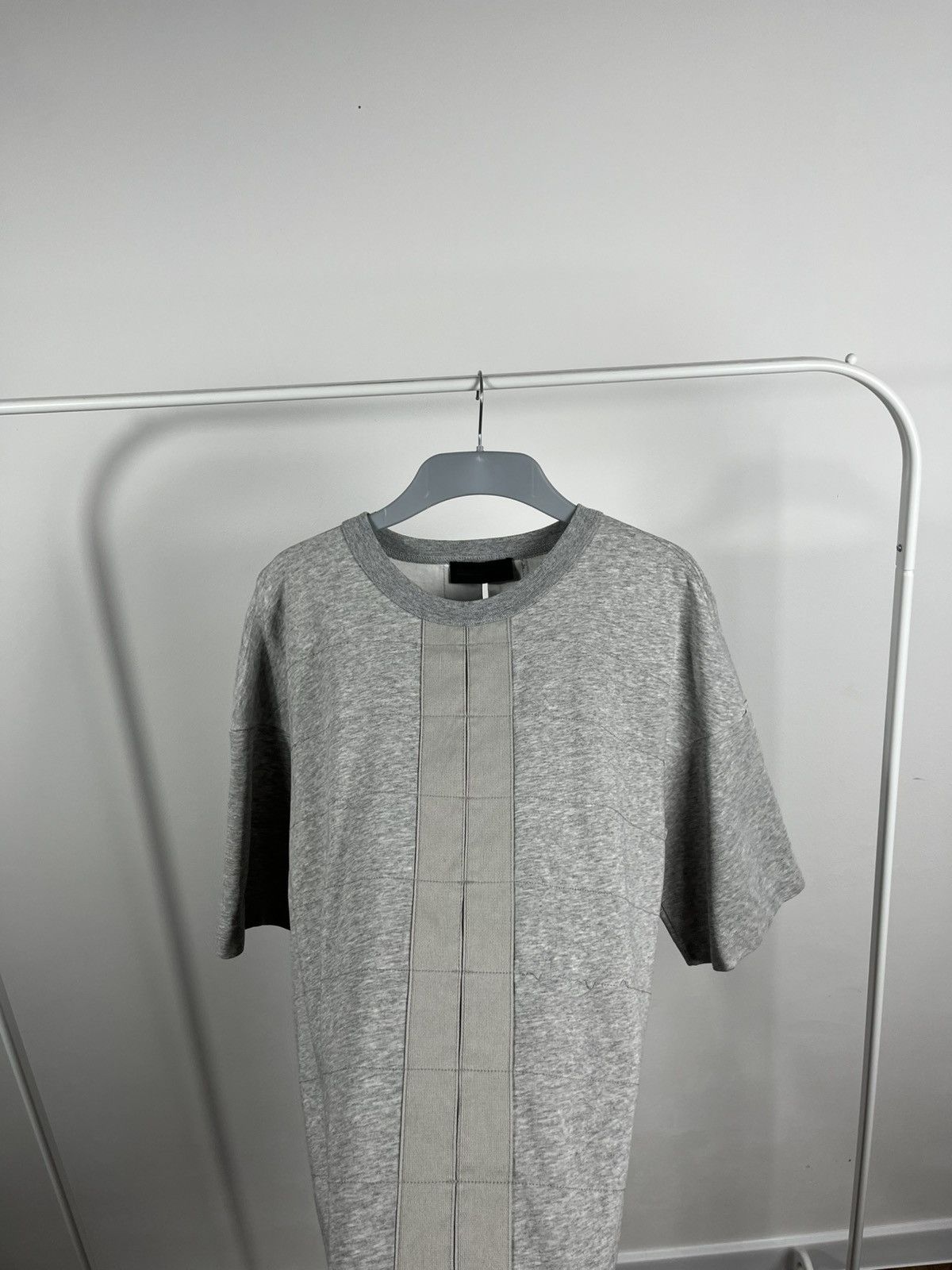 Diesel × Diesel Black Gold Diesel Black Gold Faux Leather Panel Tee T-Shirt Grey M Size US M / EU 48-50 / 2 - 13 Thumbnail