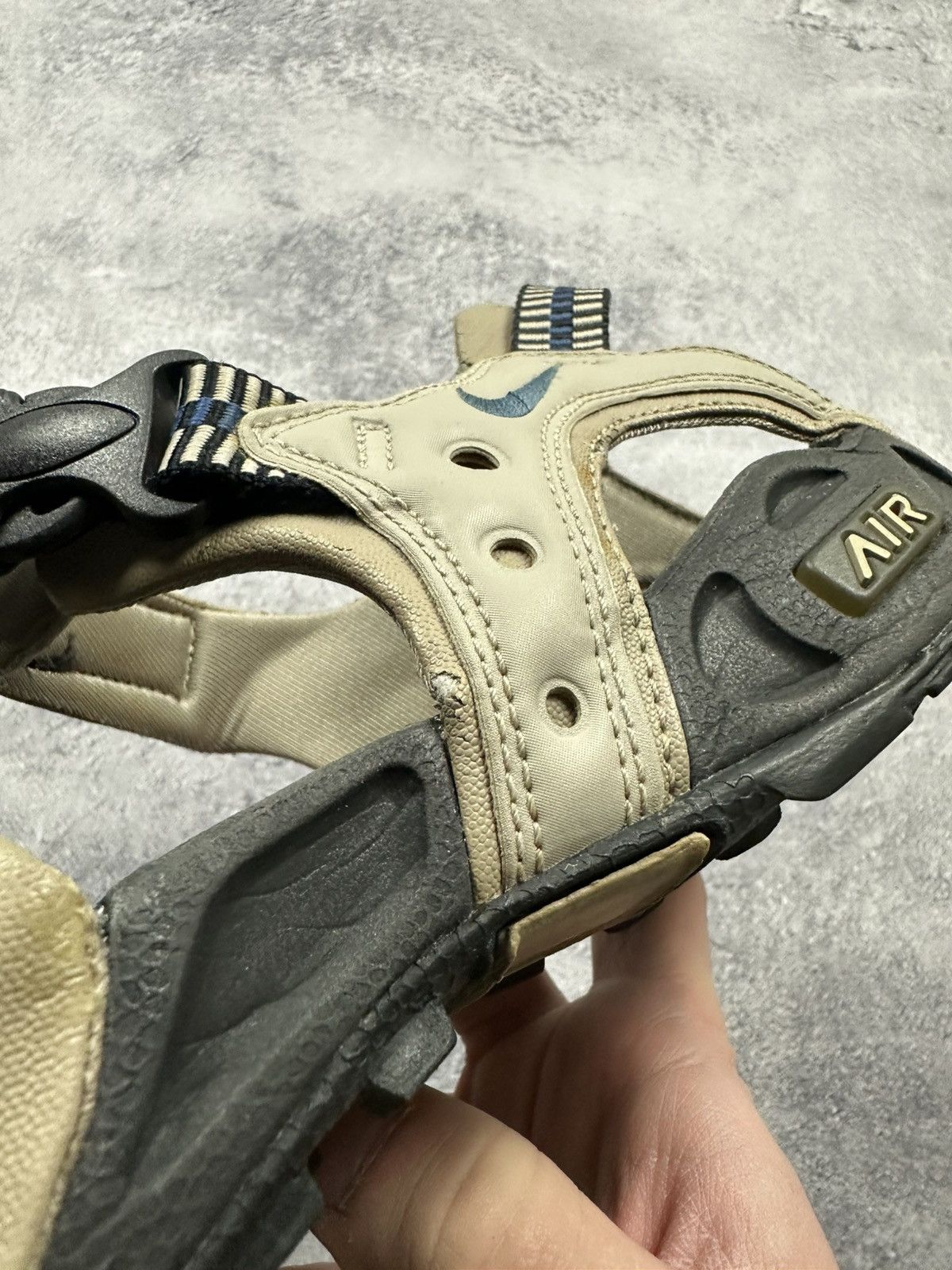 Nike Vintage Nike ACG Sandals Beige Y2K 2000 Swoosh Shoes Size US 9.5 / EU 42-43 - 16 Thumbnail