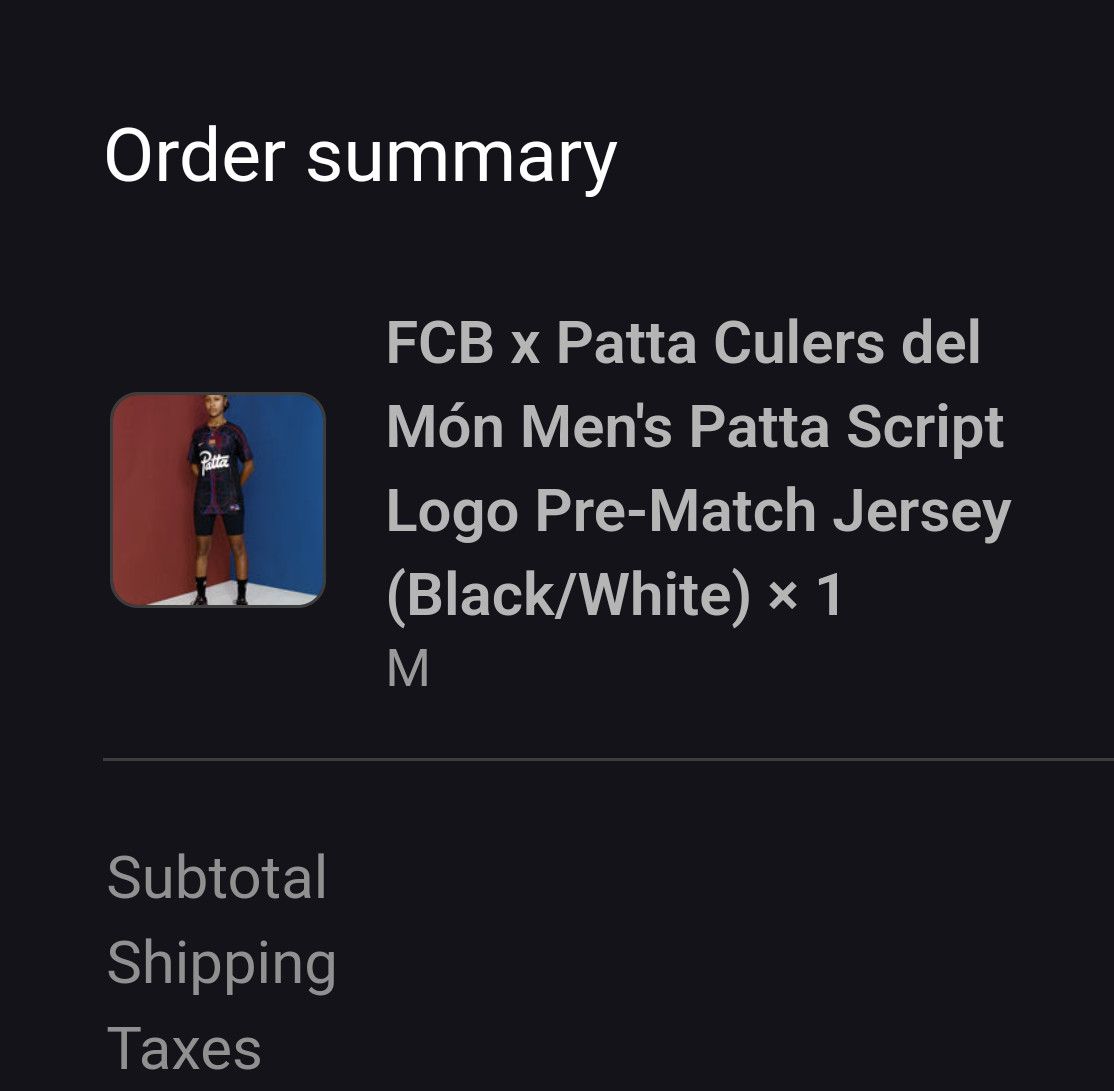Nike × Patta FCB x Patta Culers del Món Men's Pre-Match Jersey Size US M / EU 48-50 / 2 - 5 Thumbnail