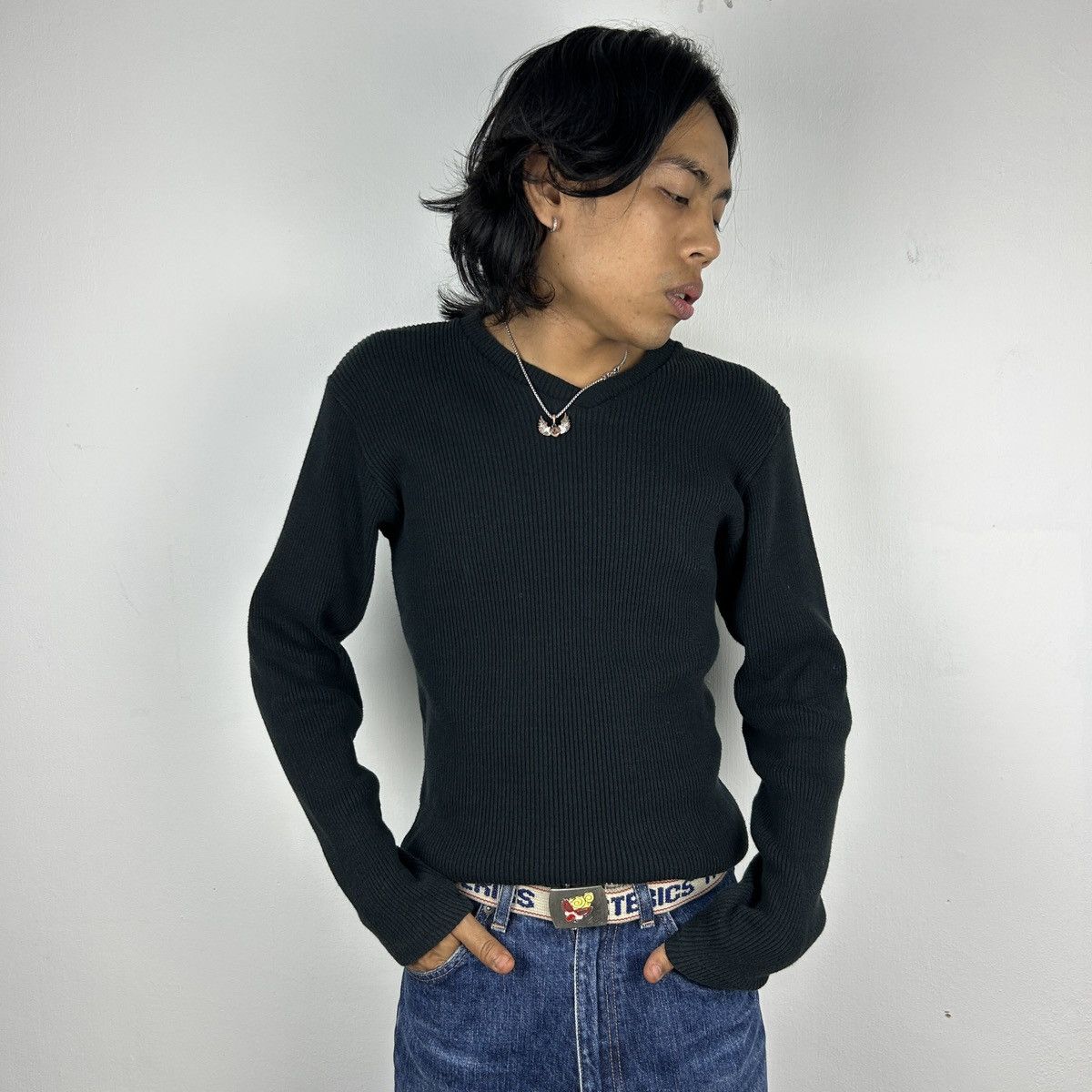Japanese Brand × PPFM × Vintage PPFM - Longsleeve V-Neck Size US M / EU 48-50 / 2 - 5 Thumbnail