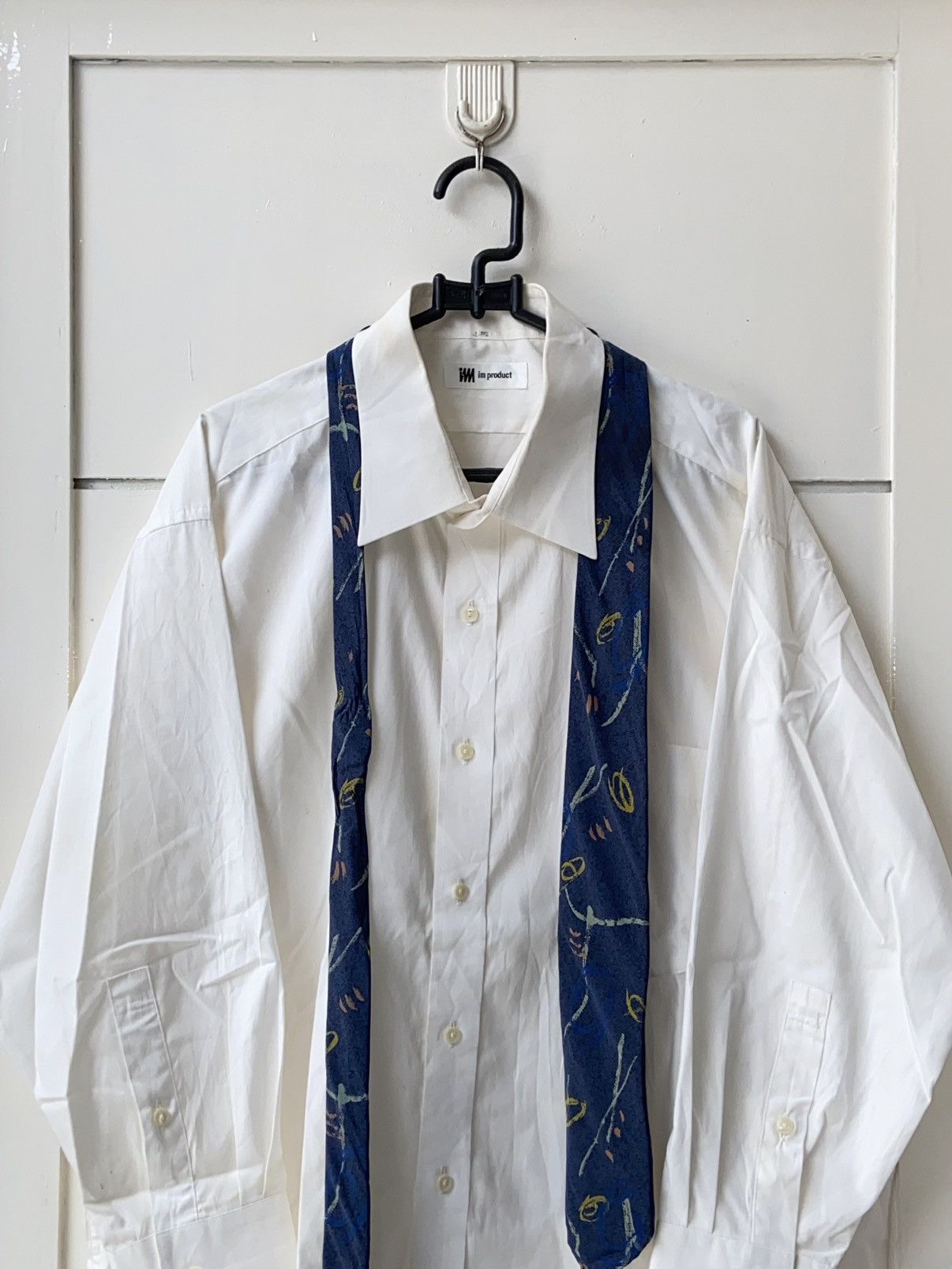 Issey Miyake Issey Miyake IM Product White 3/4 Sleeve Shirt Tie Size US L / EU 52-54 / 3 - 2 Thumbnail