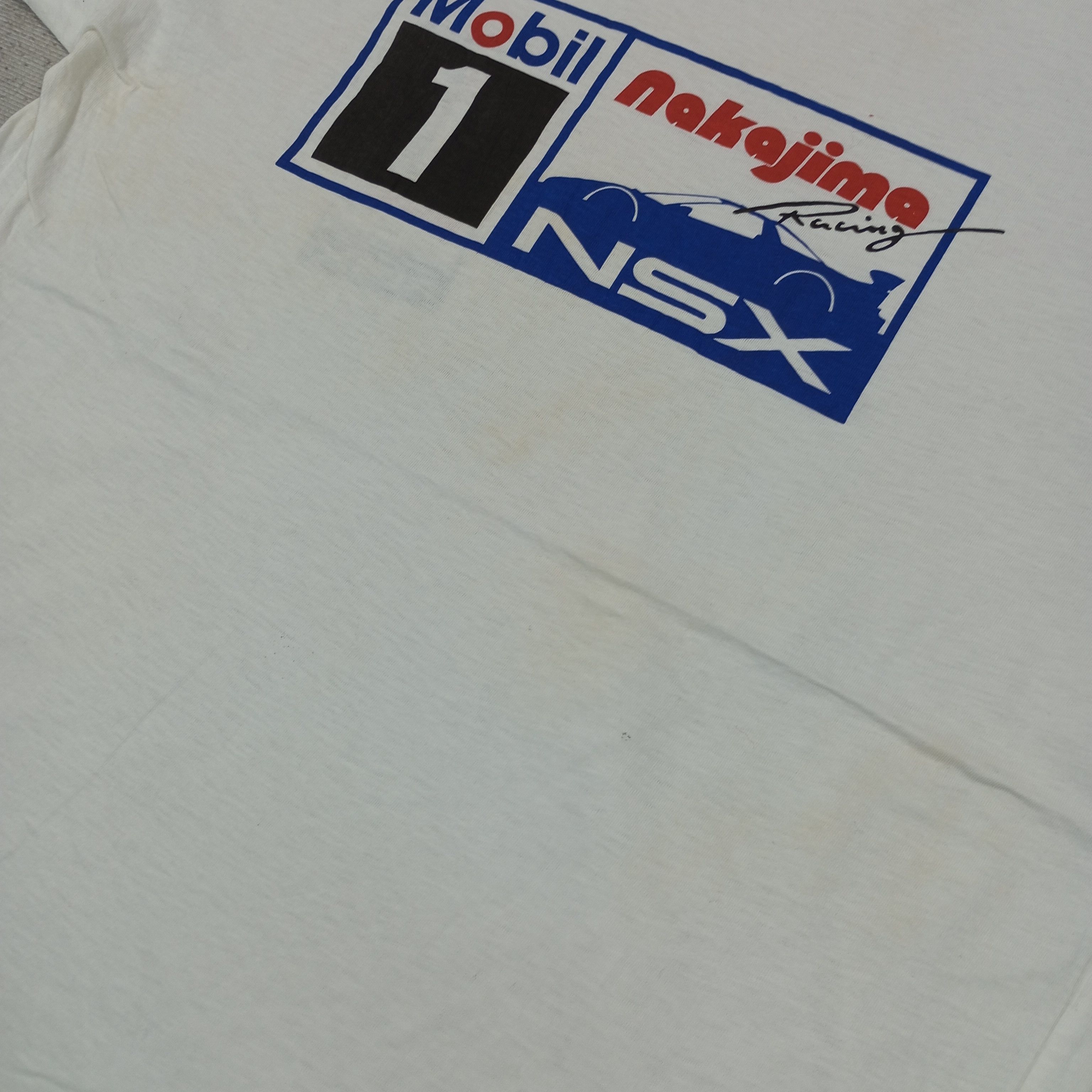 Japanese Brand Mobil 1 Nakajima Racing NSX Japanese Honda Tshirt C239N39 Size US M / EU 48-50 / 2 - 7 Thumbnail