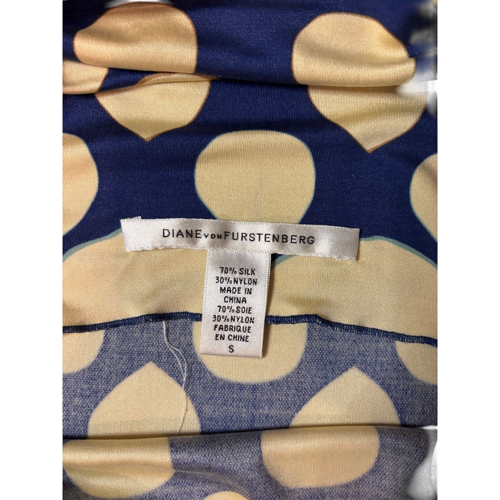 Diane von Furstenberg Diane Von Furstenberg Silk Print Mini Dress Size S Size S / US 4 / IT 40 - 3 Thumbnail