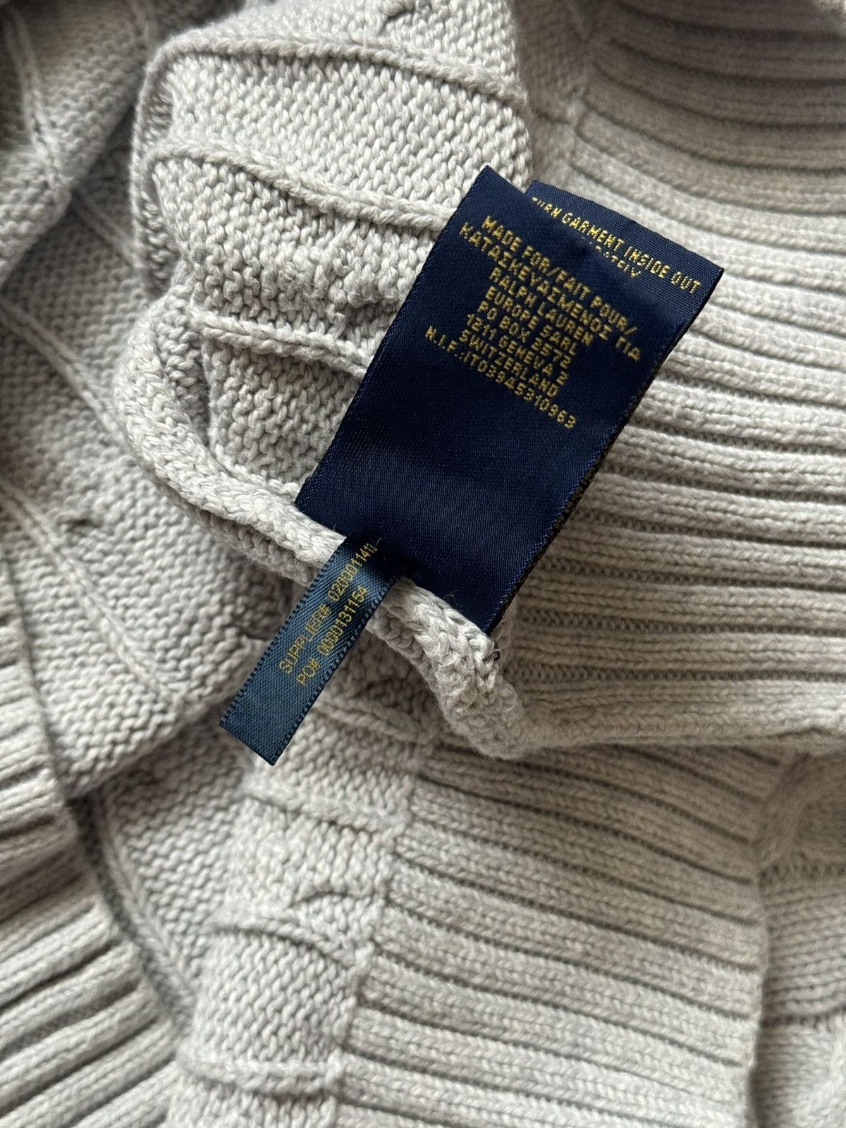 Polo Ralph Lauren Polo Ralph Lauren XL cable knit sweater jumper pullover Size US XXL / EU 58 / 5 - 11 Thumbnail