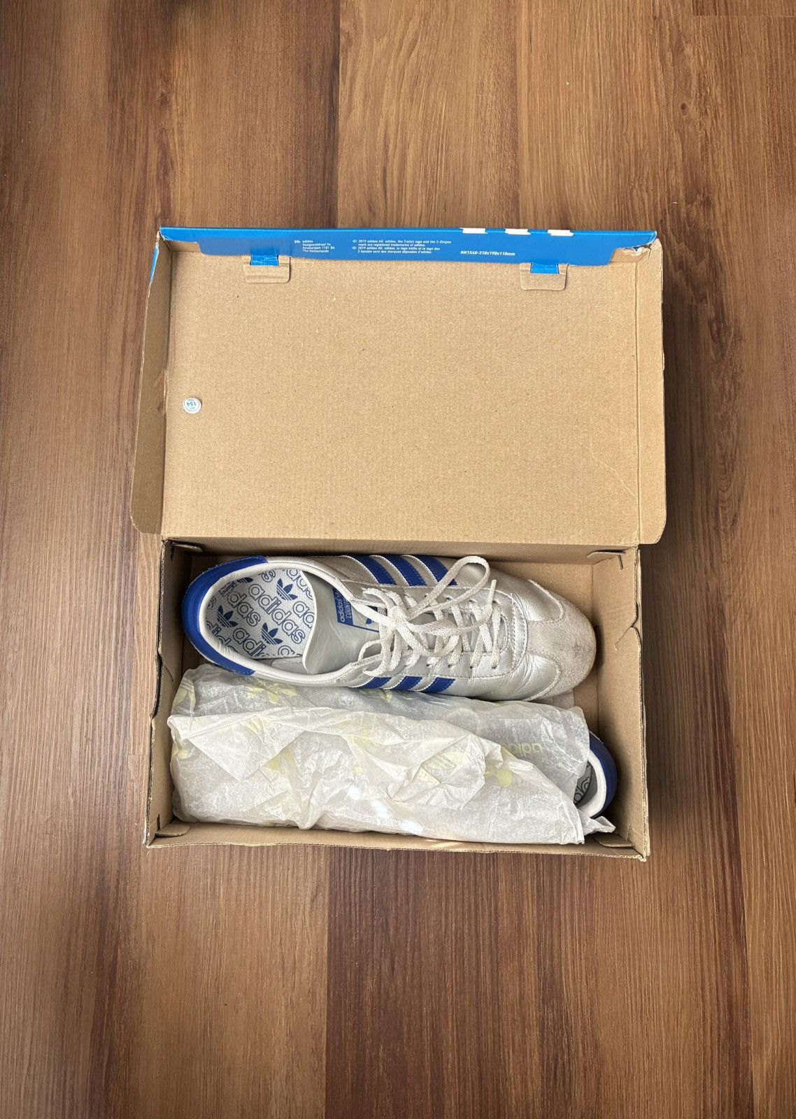 Adidas Adidas Country Silver and Blue Size US 10.5 / EU 43-44 - 3 Thumbnail