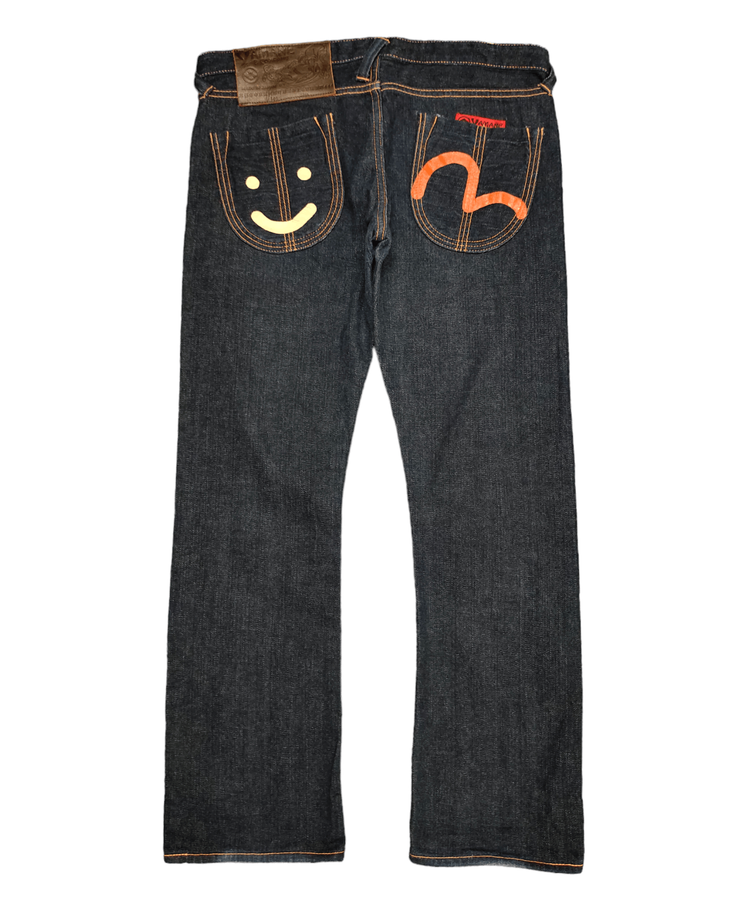 image of Vintage 90's Evisu Yamane Smile Seagull Selvedge Denim Jeans, Men's (Size 29)
