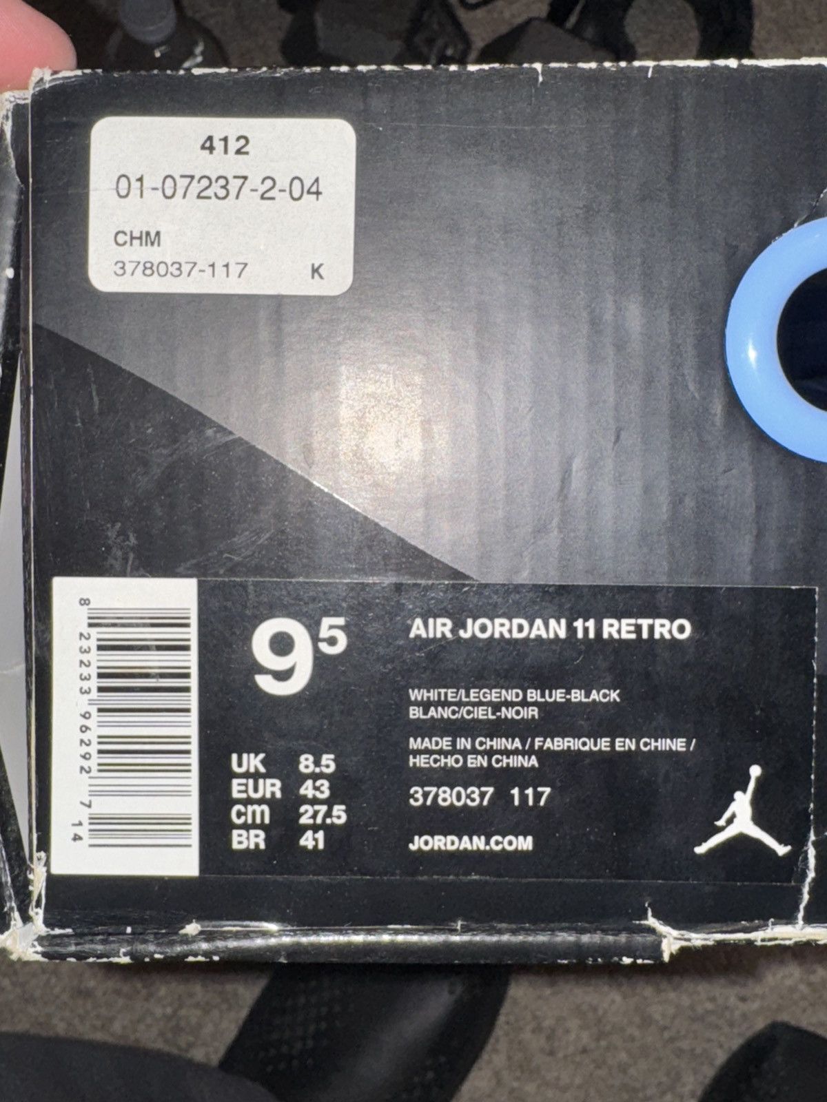 Jordan Brand × Nike Air Jordan 11 “legend blue” 2014 Size US 9.5 / EU 42-43 - 10 Thumbnail