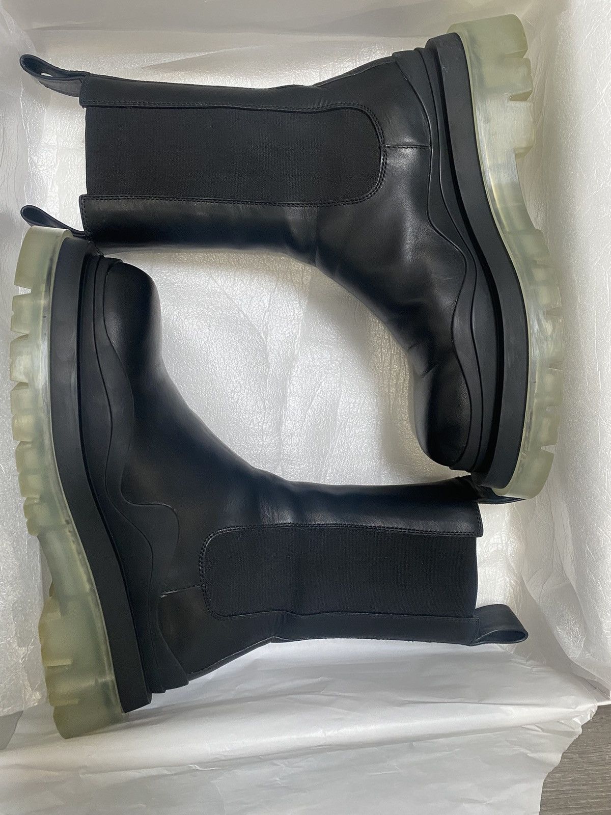 Bottega Veneta Tire Boots Transparent US 9 | EU 42