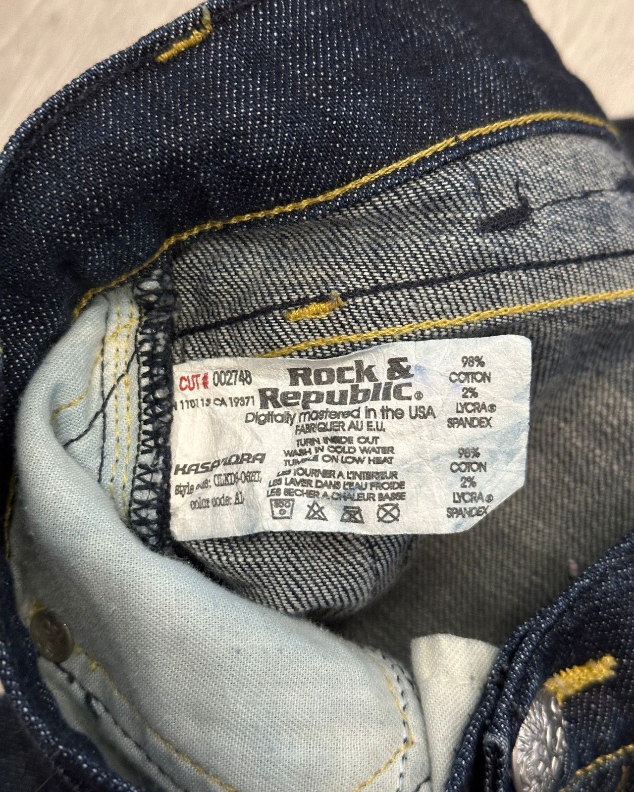 Rock & Republic × Vintage Rock & Republic Kasandra Bootcut Low Rise Womens Jeans 29x28 Size 29" - 8 Thumbnail