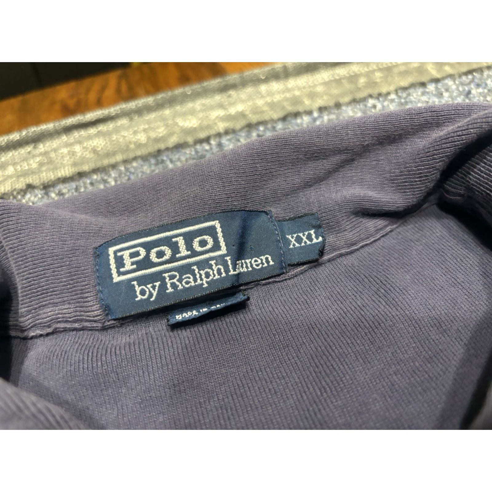 Polo Ralph Lauren VINTAGE Polo Ralph Lauren Polo Shirt Mens 2XL Embroidered Pocket Swordfish Blue 100% Cotton Short Sleeve Sail Fishing Sports Front Pocket Boys Mens Size US XXL / EU 58 / 5 - 2 Thumbnail