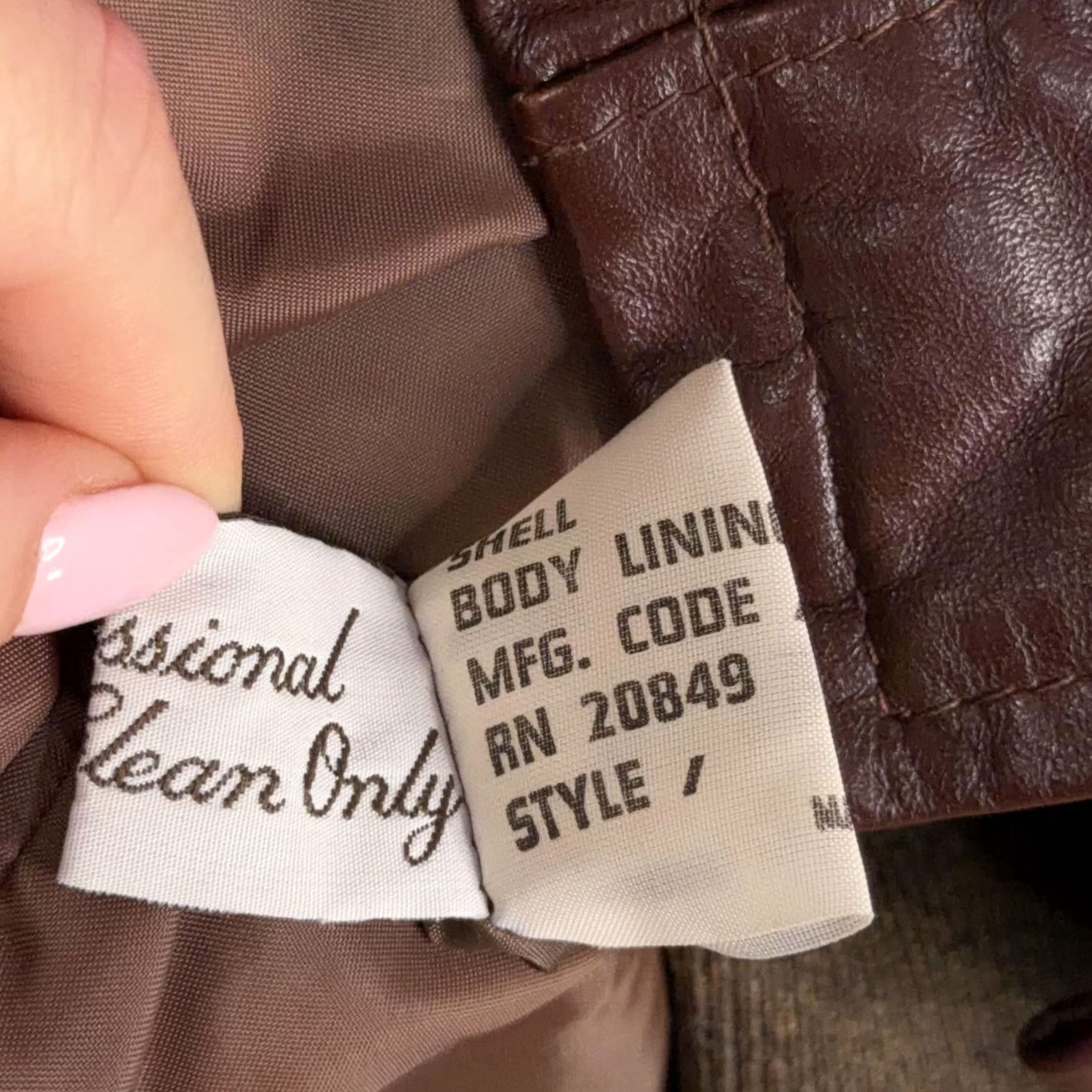 Sears VINTAGE The Leather Shop Jacket Mens 44 X-Tall Brown Leather Bomber Lined Sears 70s Size US S / EU 44-46 / 1 - 6 Thumbnail