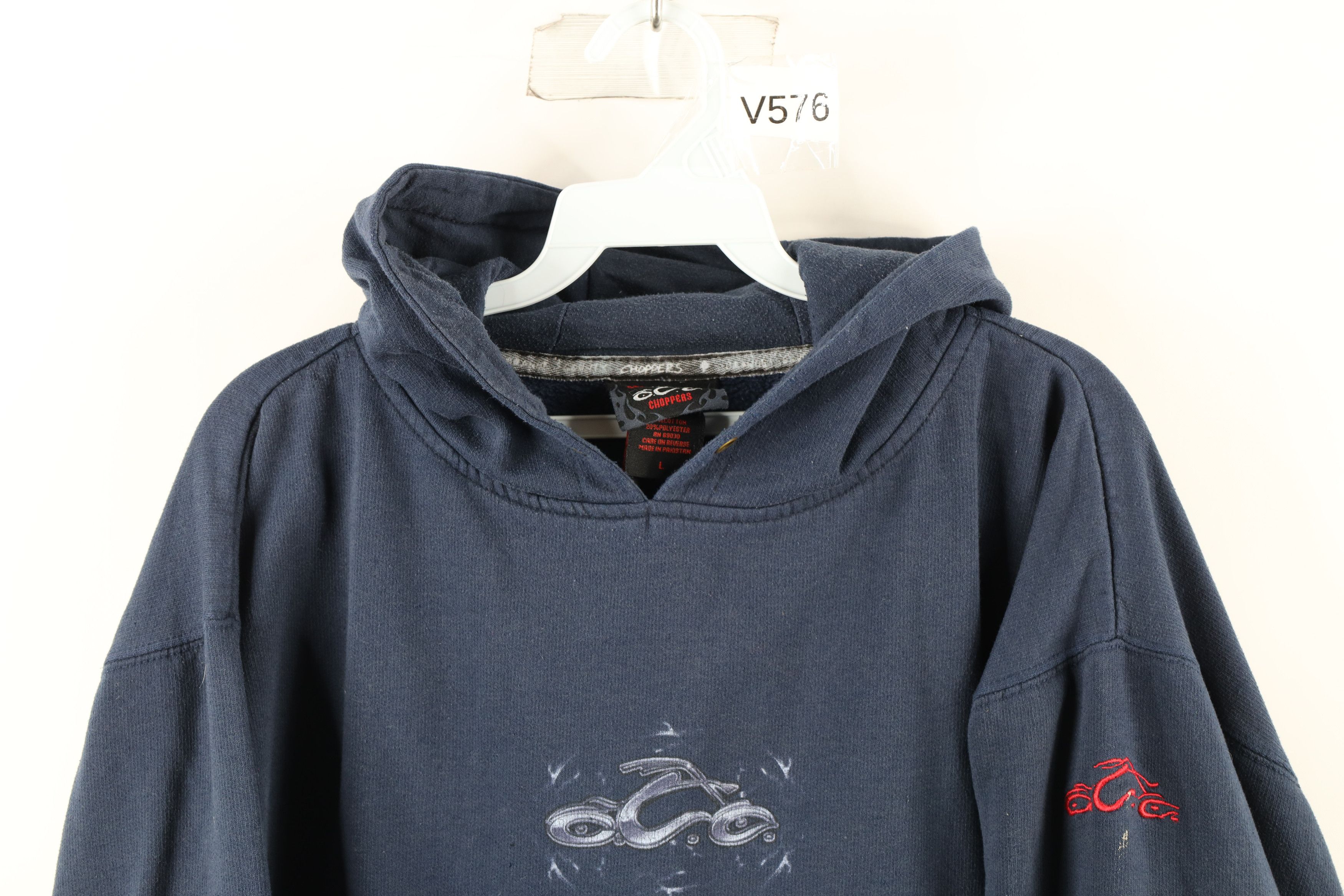 Vintage Vintage Orange County Choppers Distressed Motorcycle Hoodie Size US L / EU 52-54 / 3 - 2 Thumbnail