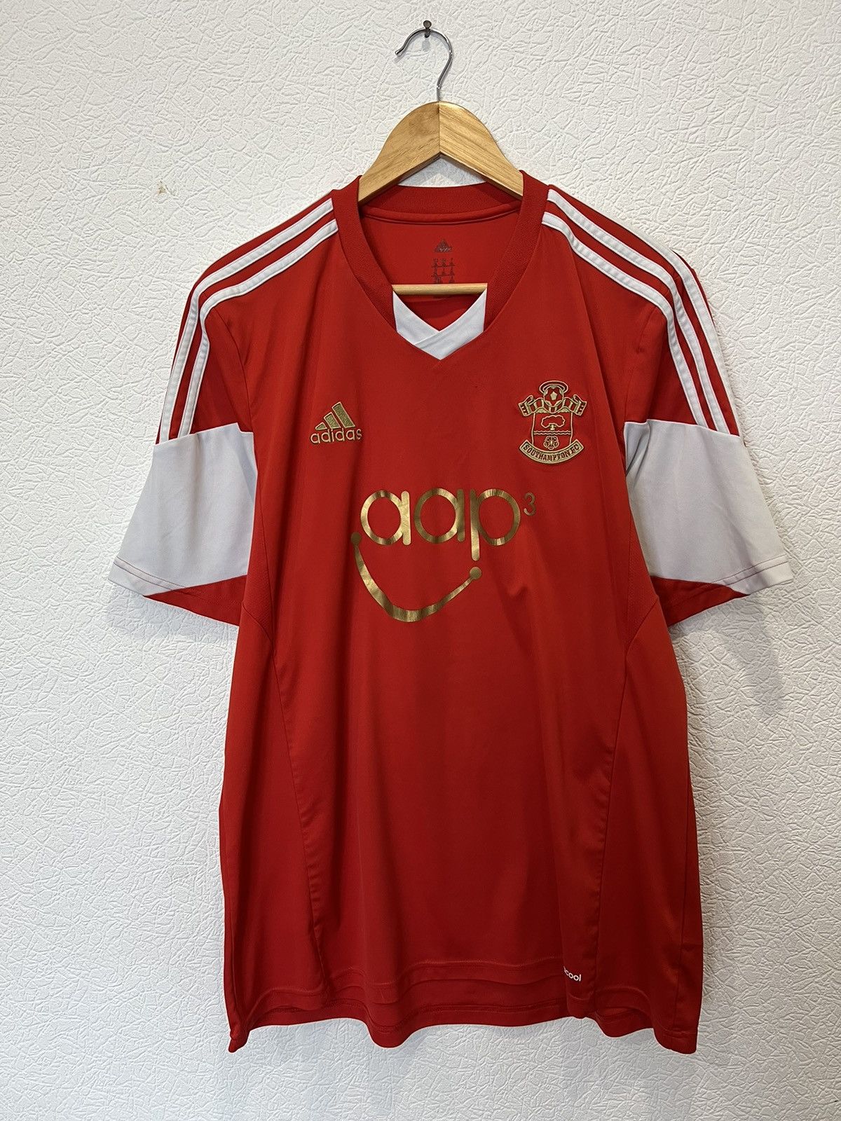 Adidas Southampton Adidas 2013/2014 Home Kit Soccer Jersey Size US XL / EU 56 / 4 - 1 Thumbnail